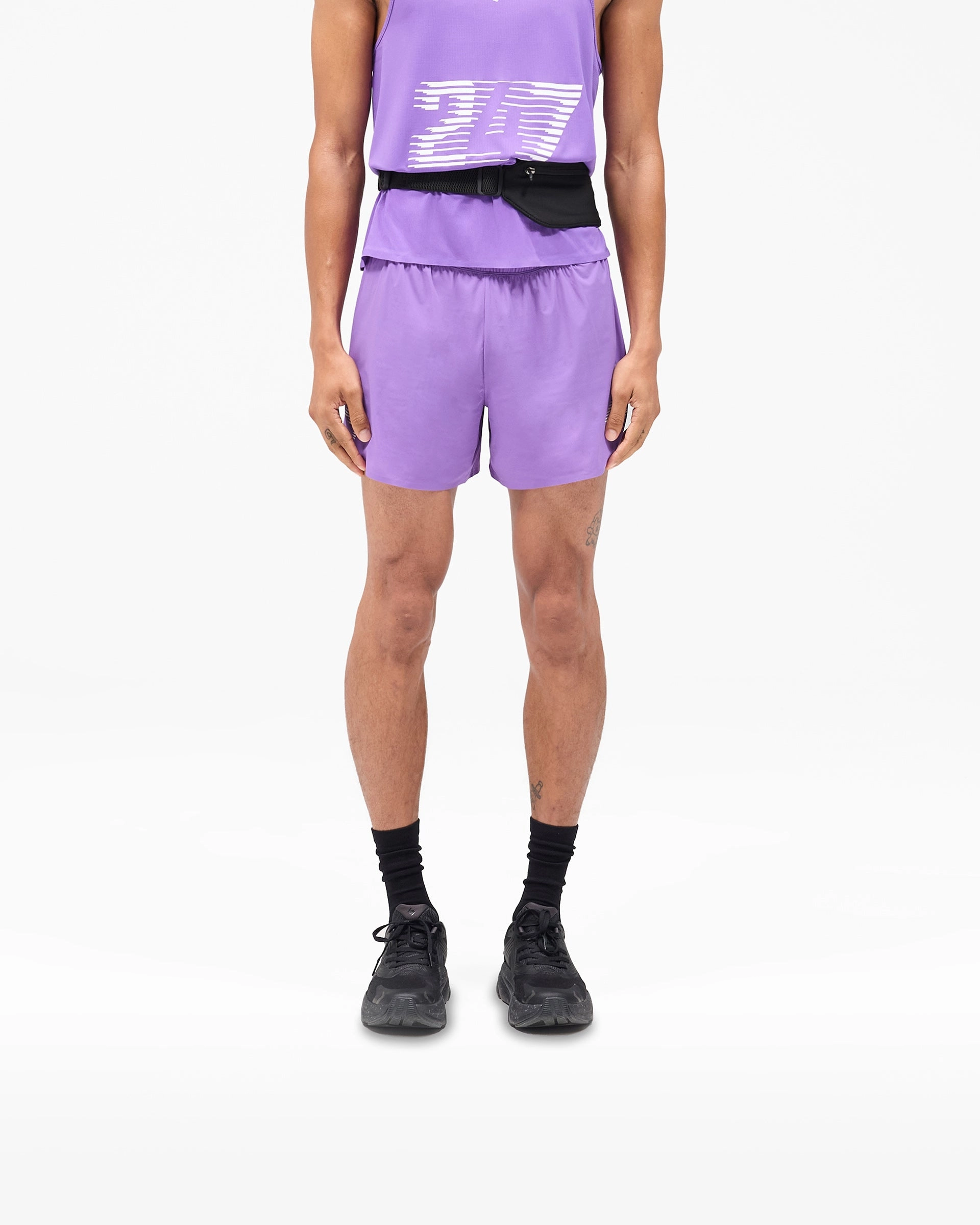 247 Berlin Short - Purple Workout Ready Design