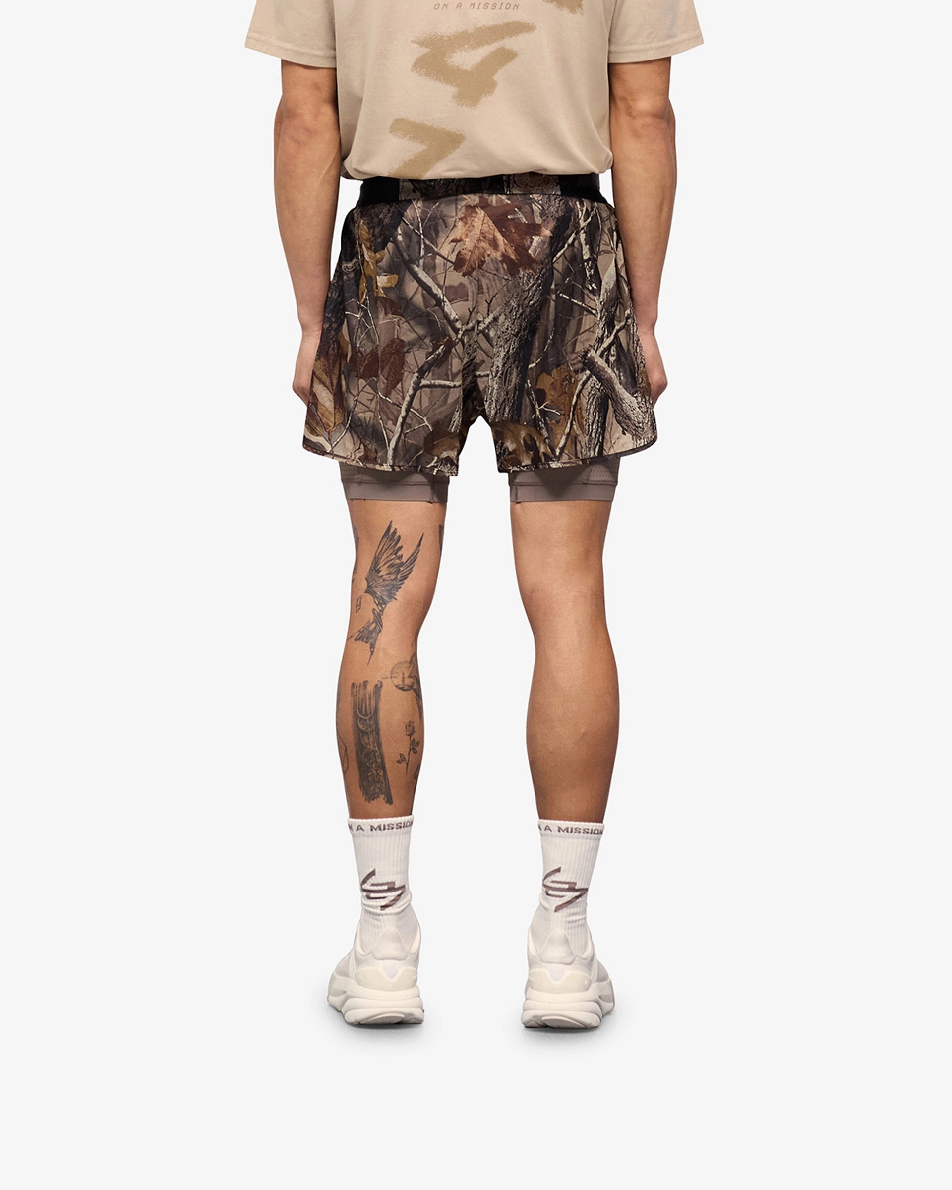 Double Layered Panels simple design 247 Contour 2-In-1 Run Shorts -  Realtree?