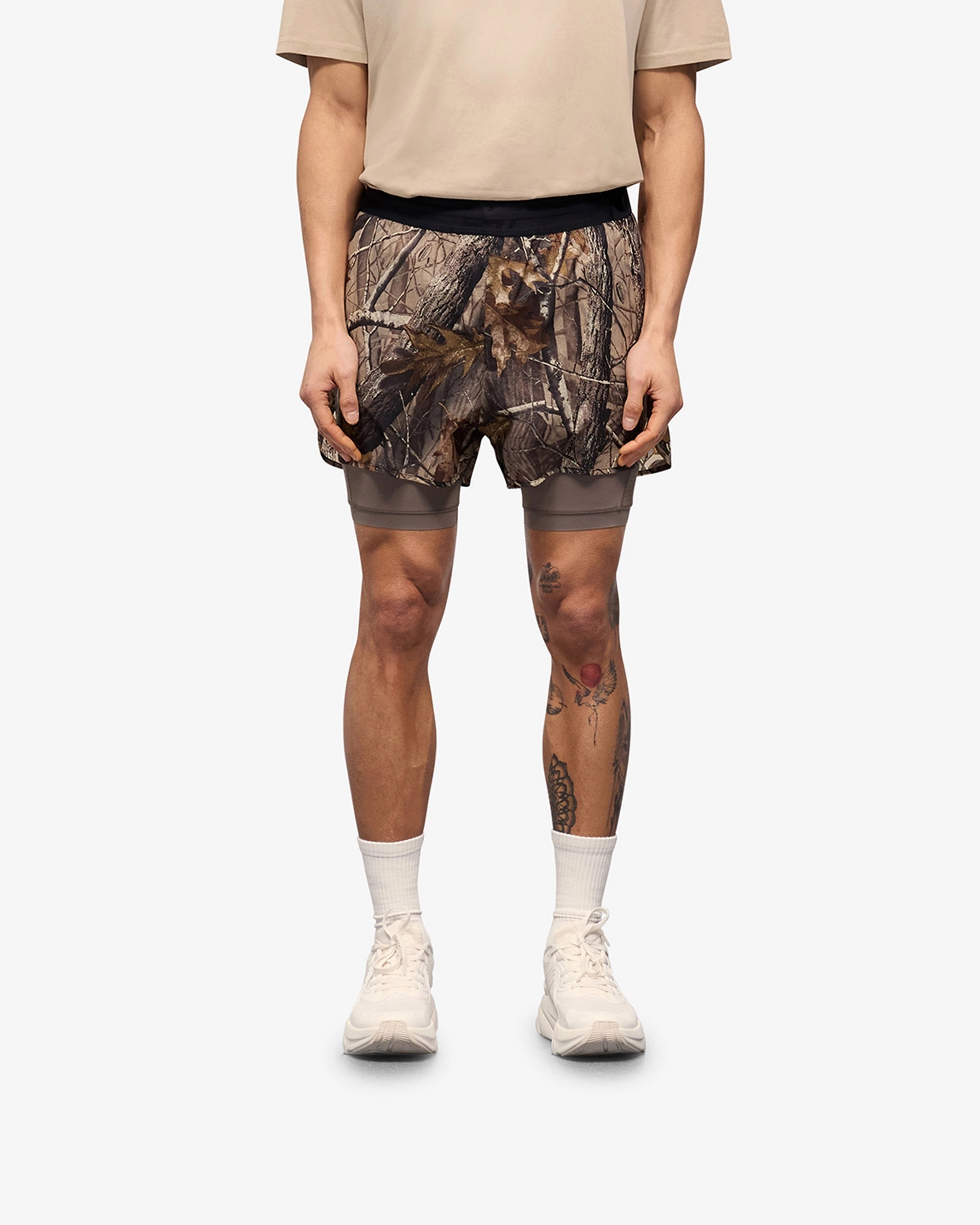 247 Contour 2-In-1 Run Shorts -  Realtree? Sun Protection Fabric