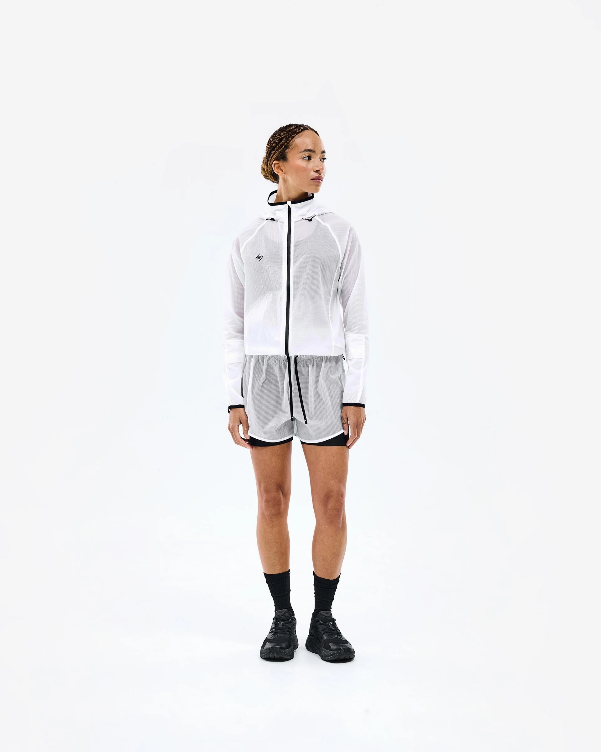 Breathable fabric construction 247 Distance 2-In-1 Short - White