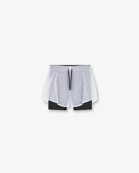 247 Distance 2-In-1 Short - White Casual Style