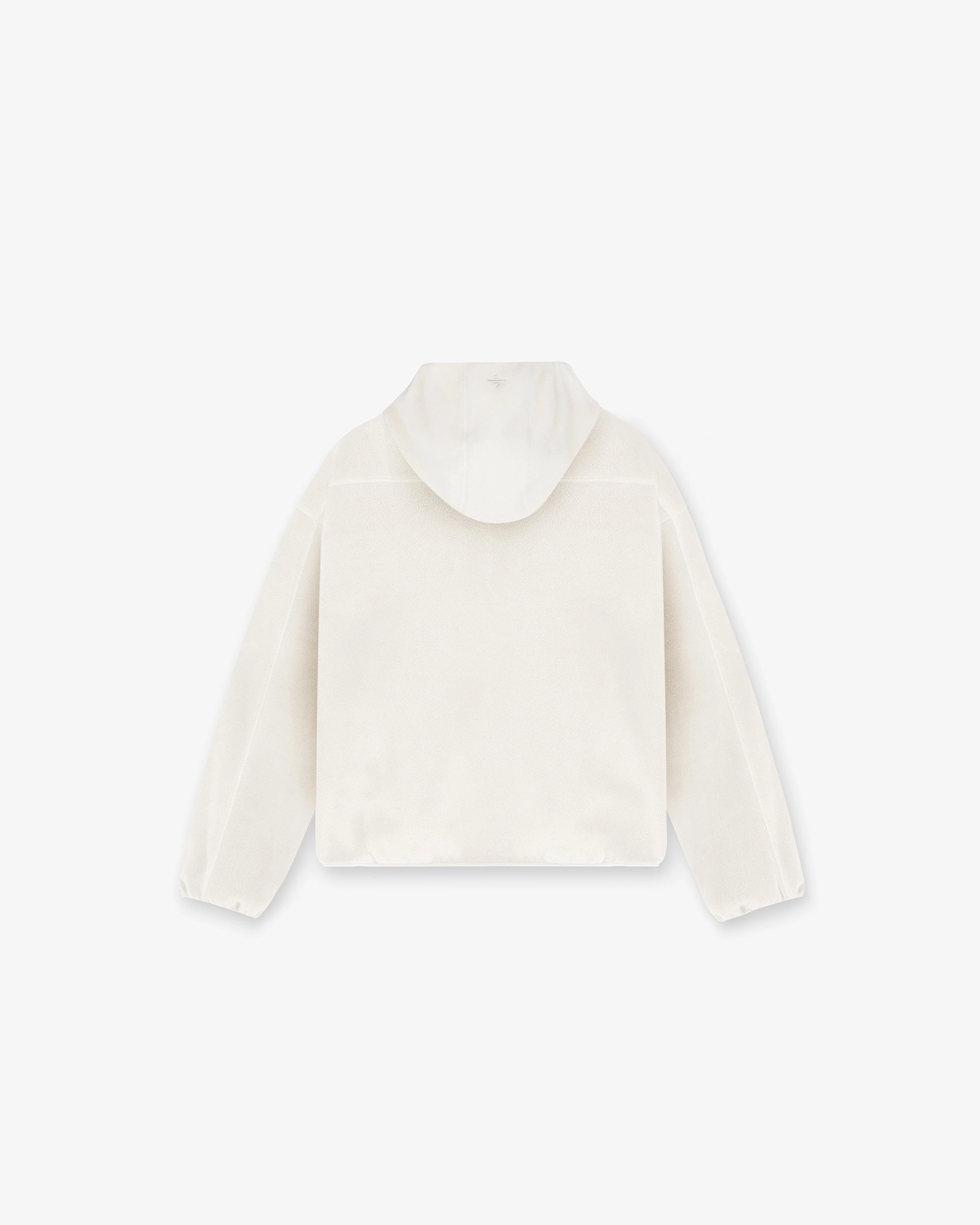 247 Fleece Hoodie - Papyrus Sleek Profile
