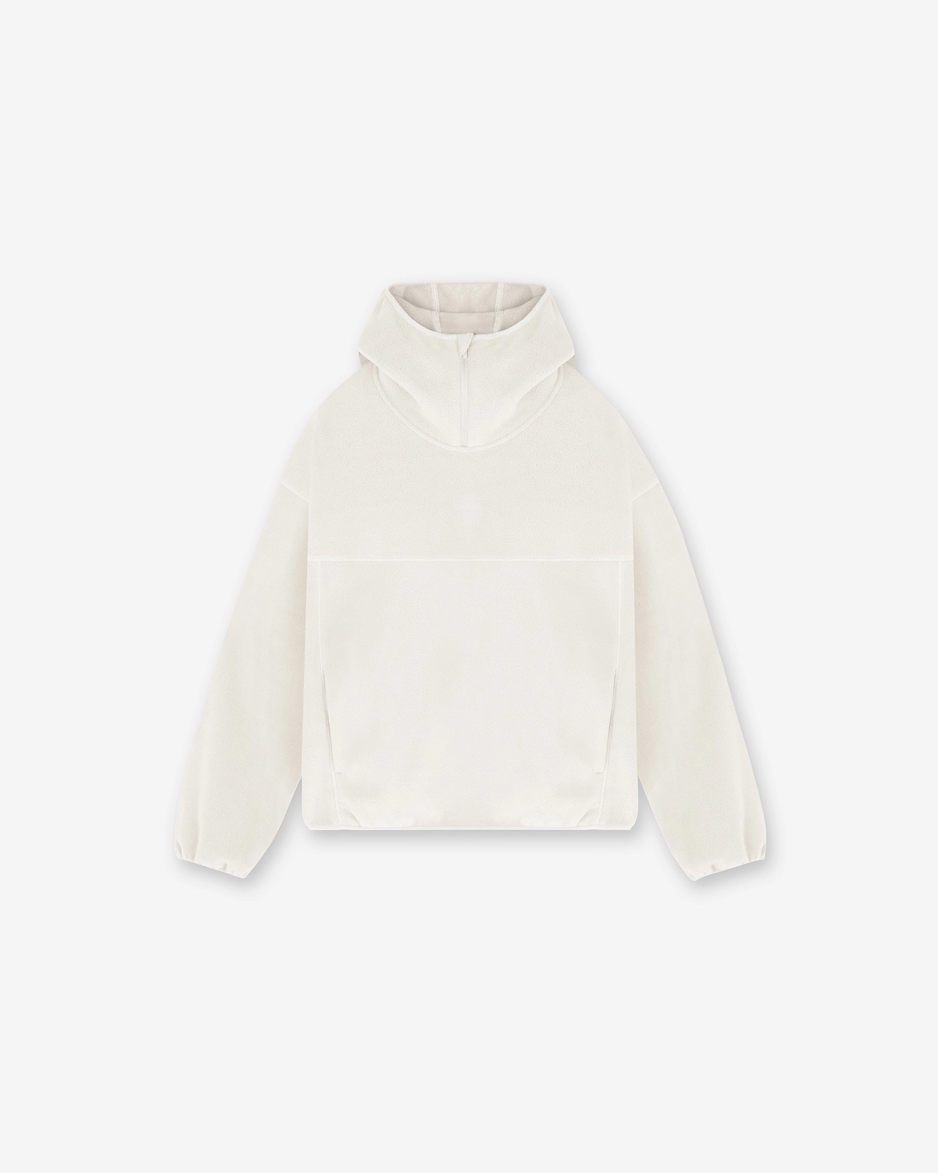 247 Fleece Hoodie - Papyrus Casual Fit Design