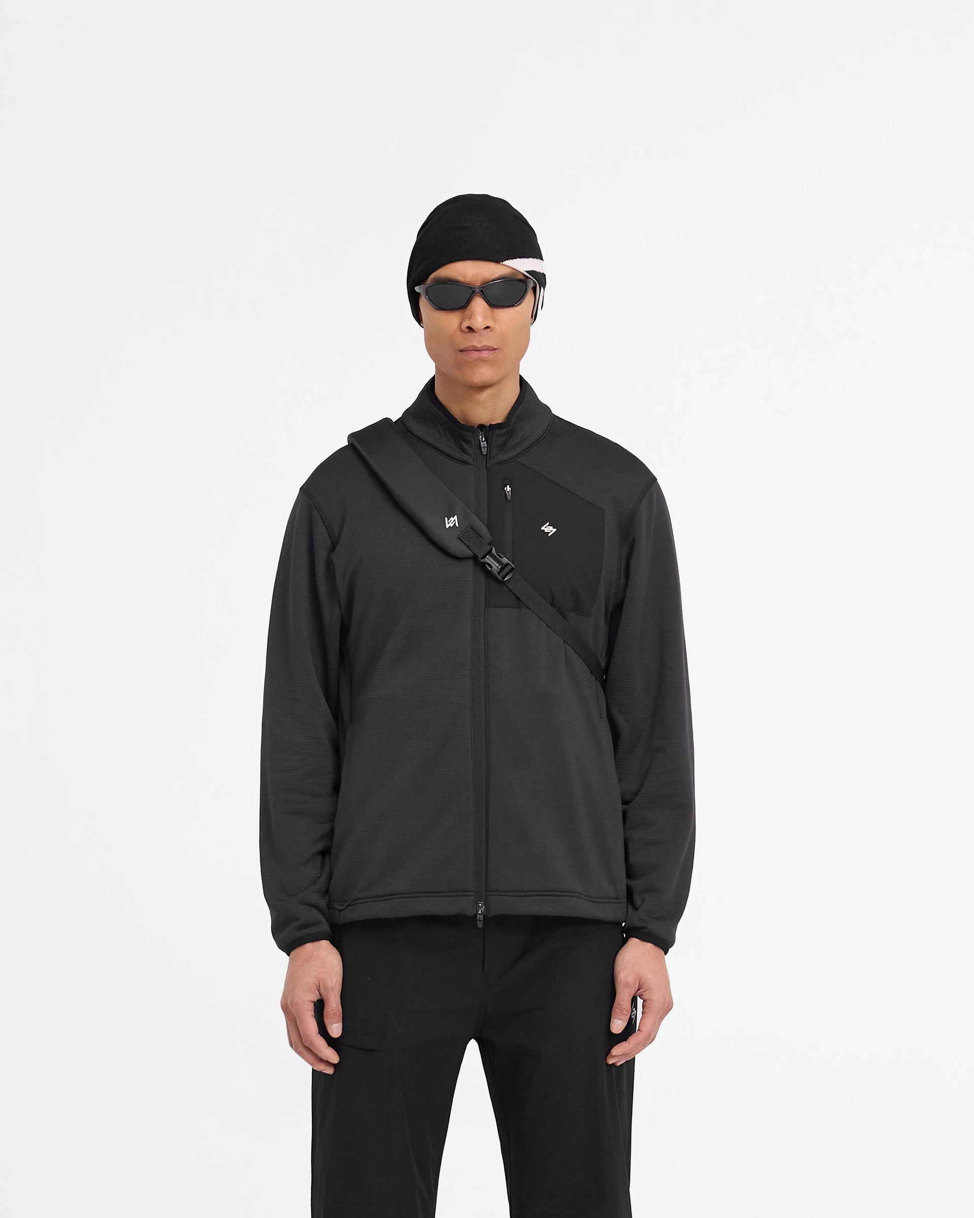 247 Full Zip Fleece - Black AntiStaticCoating UV Resistant Finish