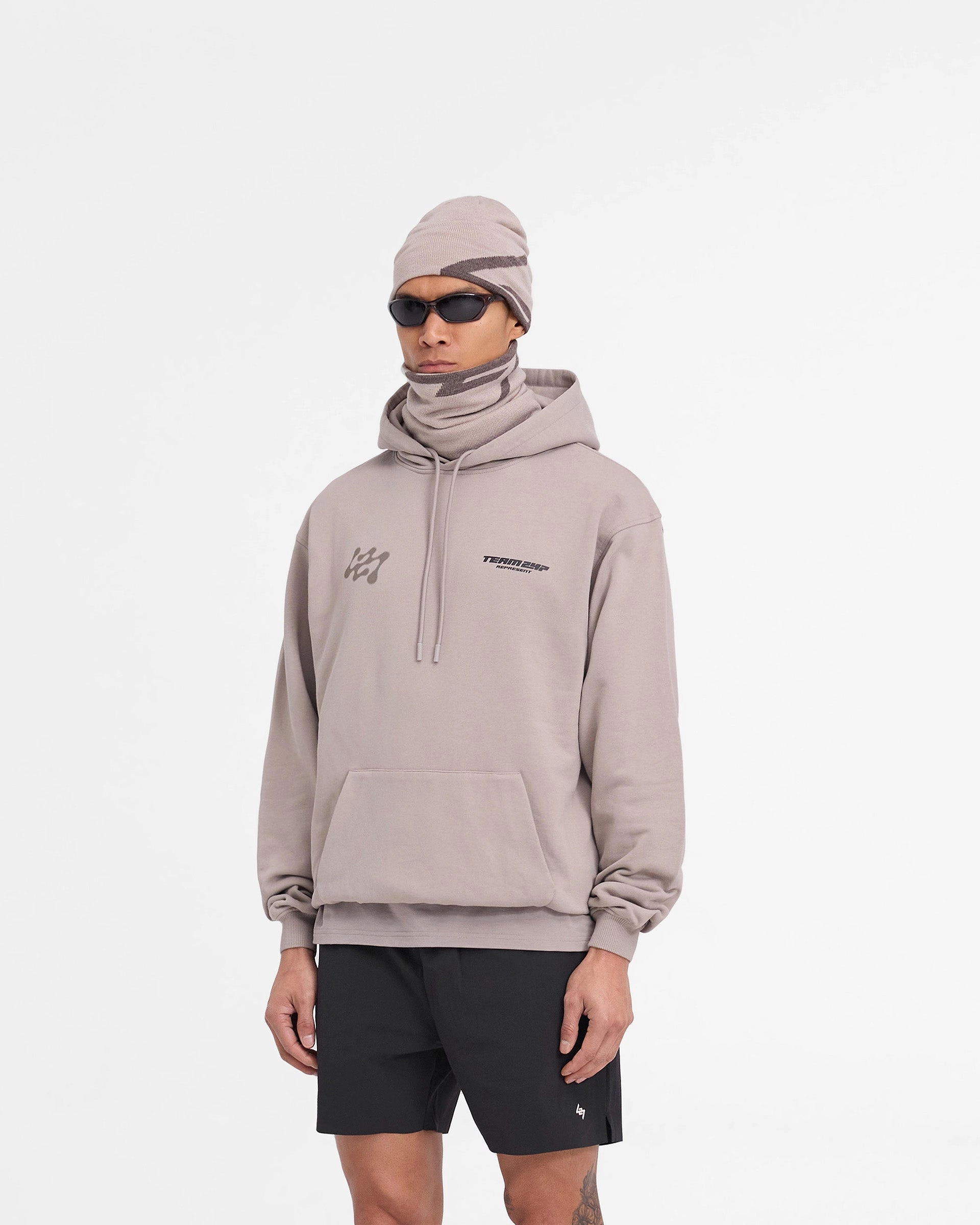 247 Future Terrains Oversized Hoodie - Moonrock Masquerade wear Barbecue wear