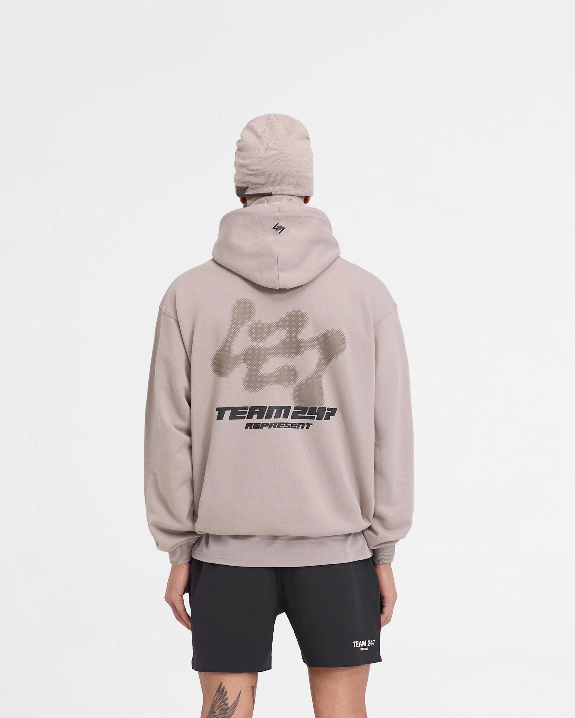Anti Odor 247 Future Terrains Oversized Hoodie - Moonrock