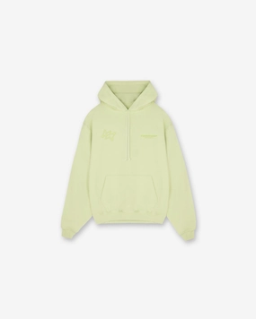 Glamorous touch Quick Access 247 Future Terrains Oversized Hoodie - Shadow Lime