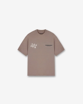 Soft Touch Fit 247 Future Terrains Oversized T-Shirt - Umber