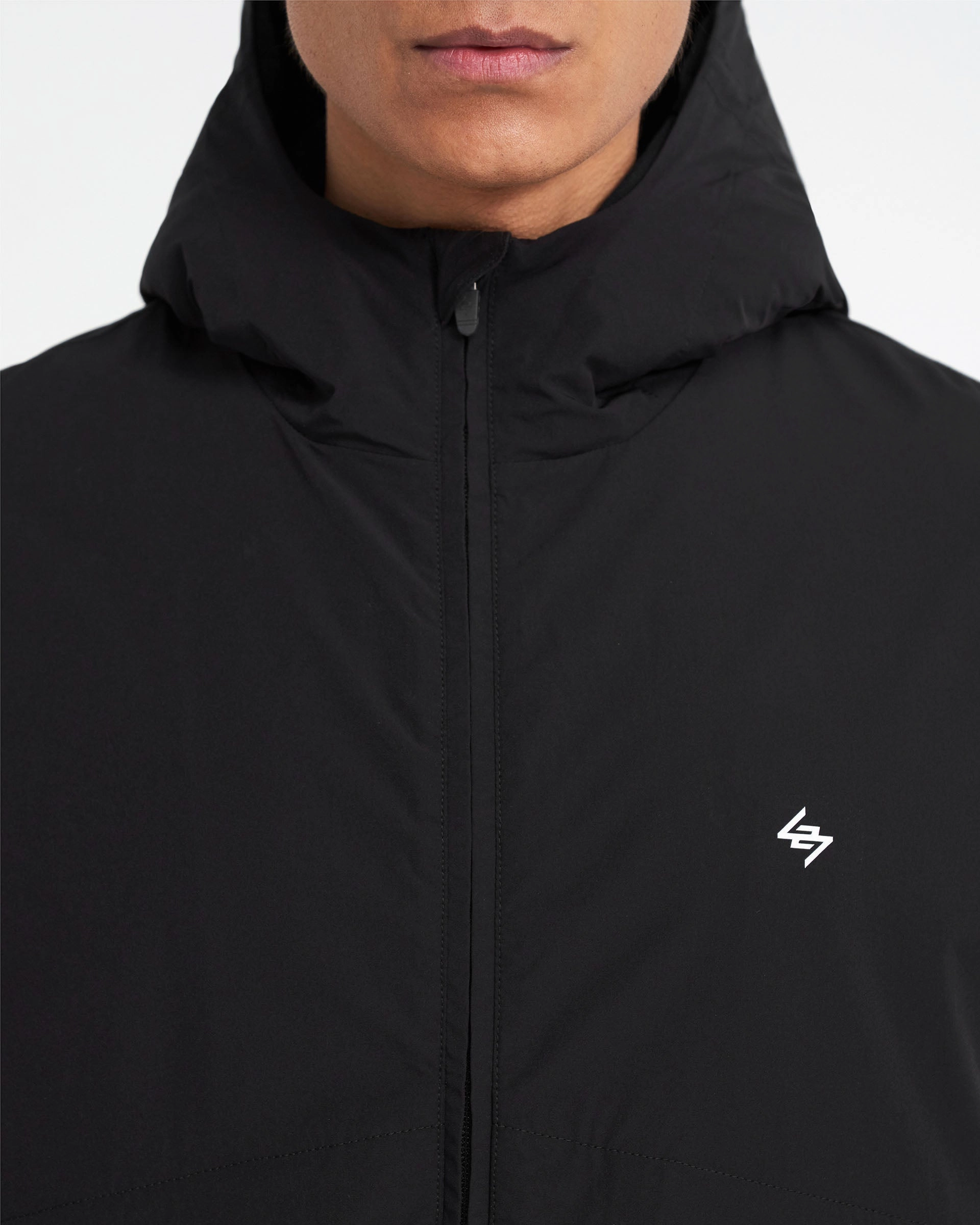 BreathableLining Compression Panels 247 Hooded Training Jacket - Jet Black