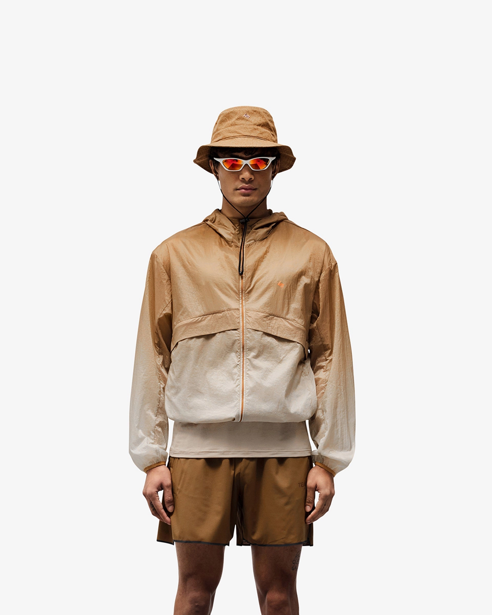 Cool Tone Softshell Fabric 247 Hooded Training Jacket - Ombre