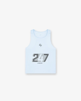 247 London Singlet - Blue Effortless Daywear