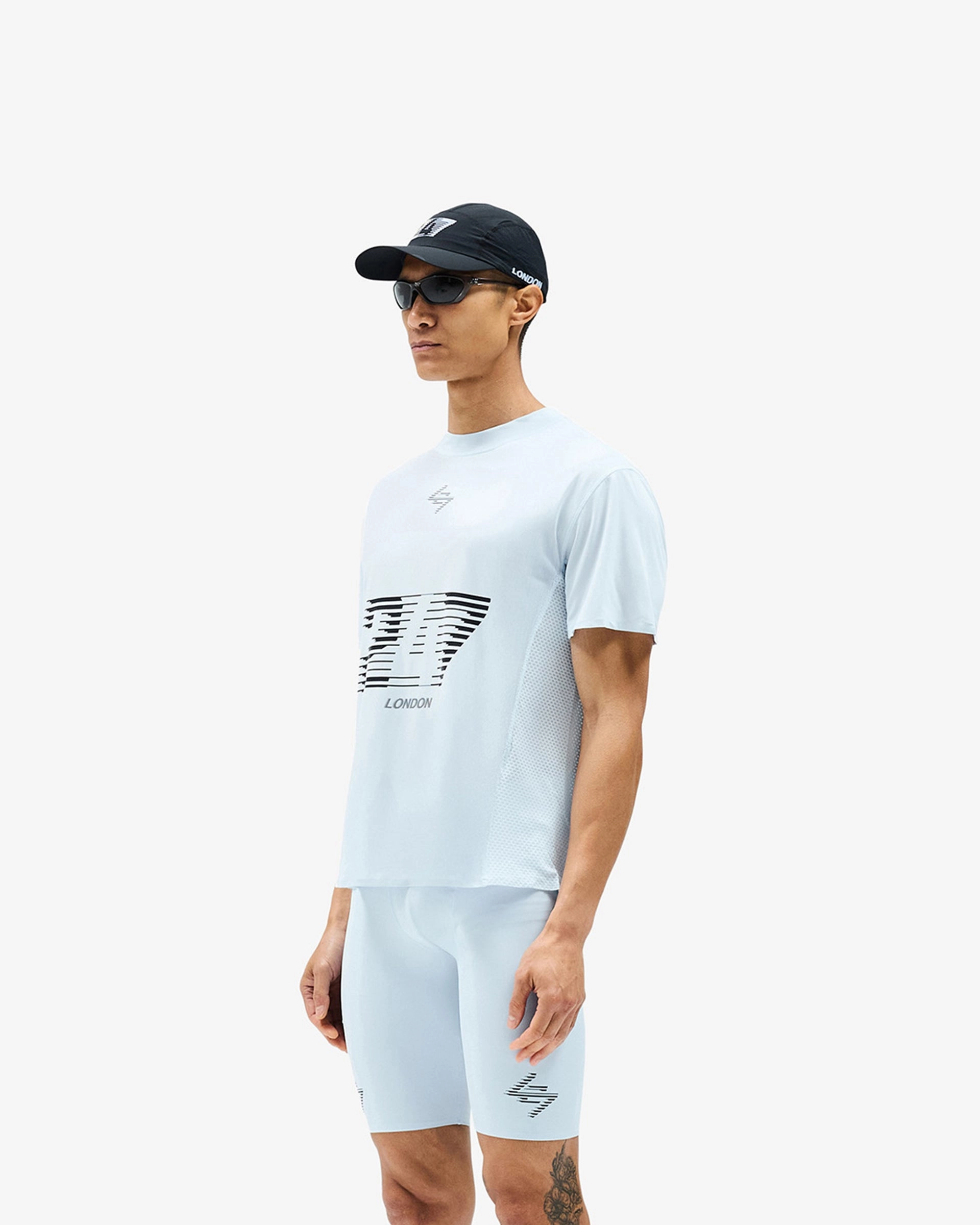 247 London T-Shirt - Blue Soft Fit Wear All-Purpose Wear