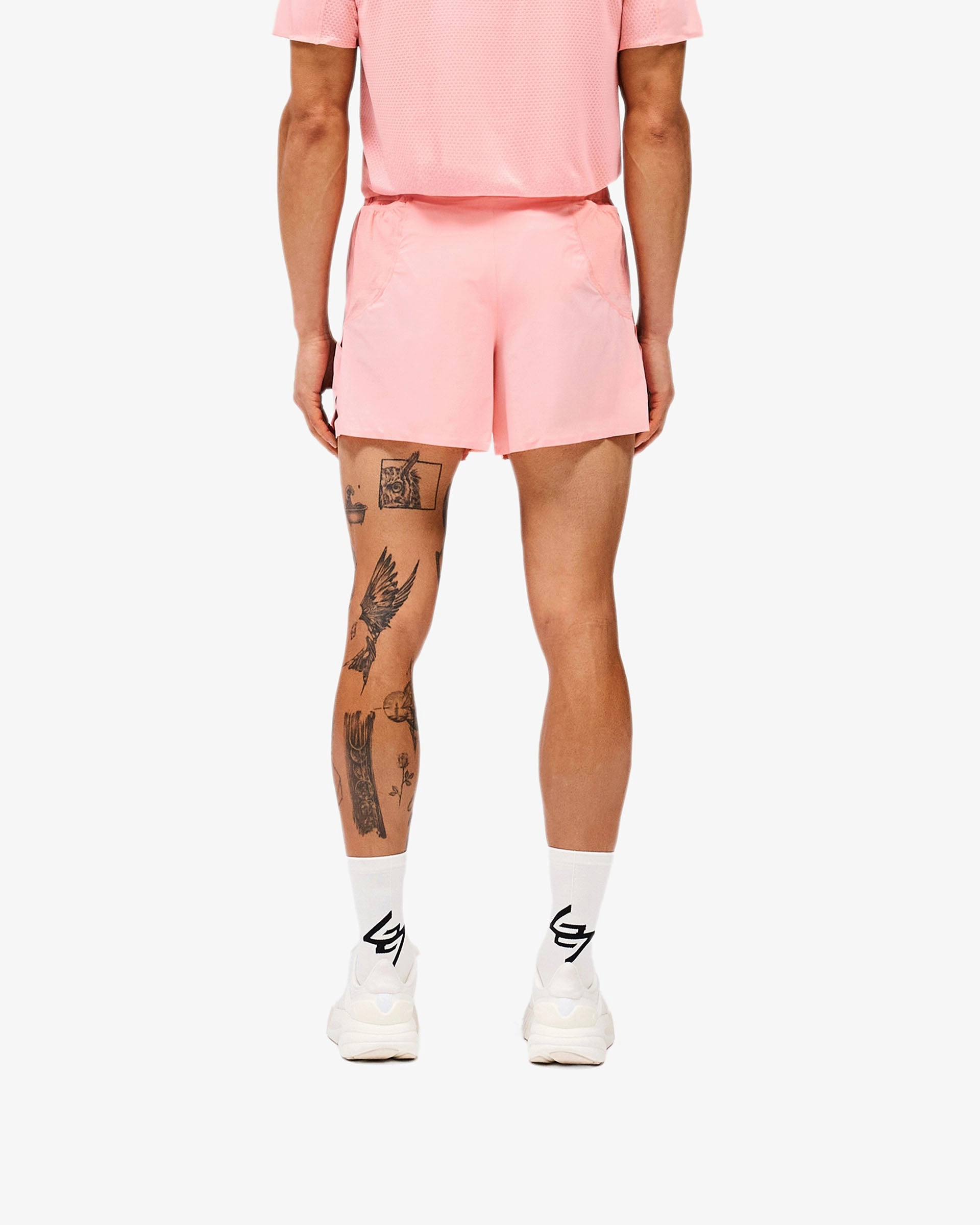 Cooling Mesh Lining Easy Comfort Fit 247 Los Angeles Shorts - Pink