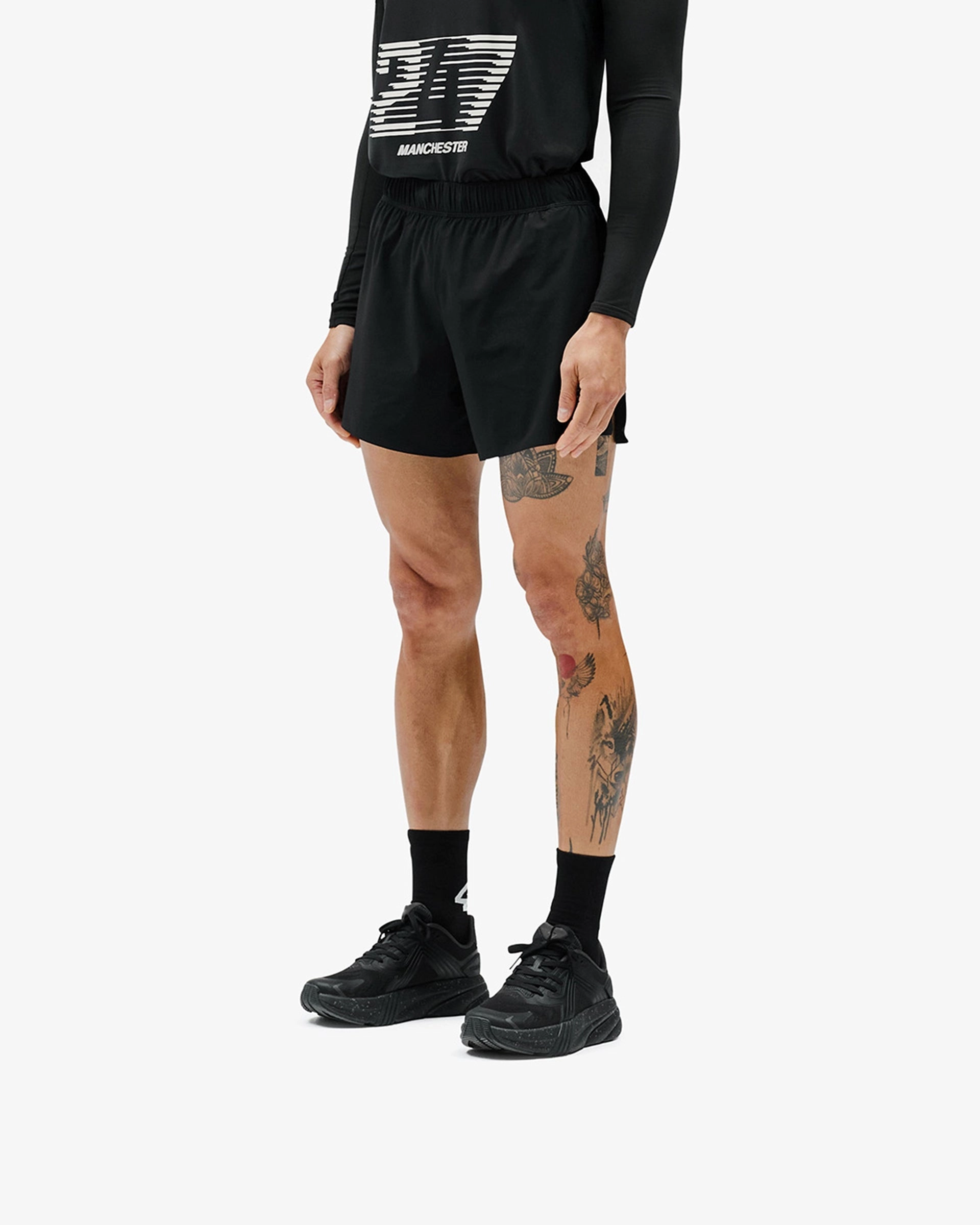 247 Manchester Shorts - Black Compact Storage Pocket
