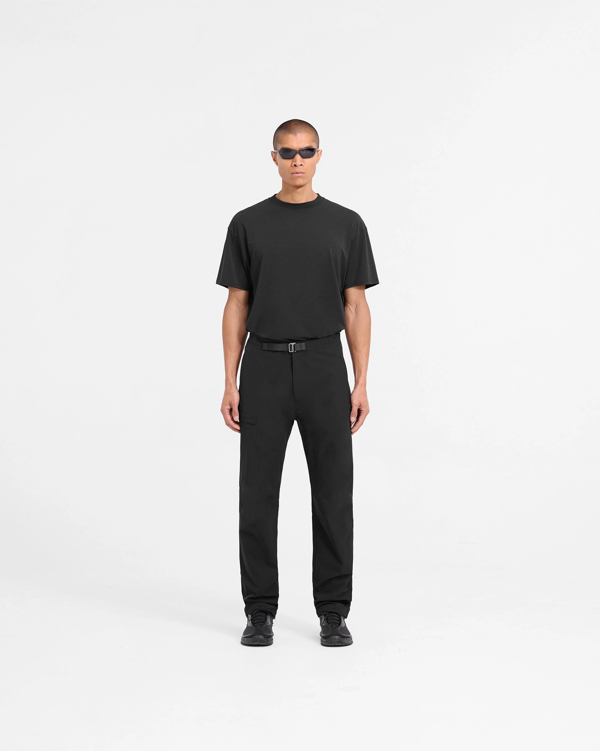 Casual Comfort Laser cut 247 Mission Pant - Black