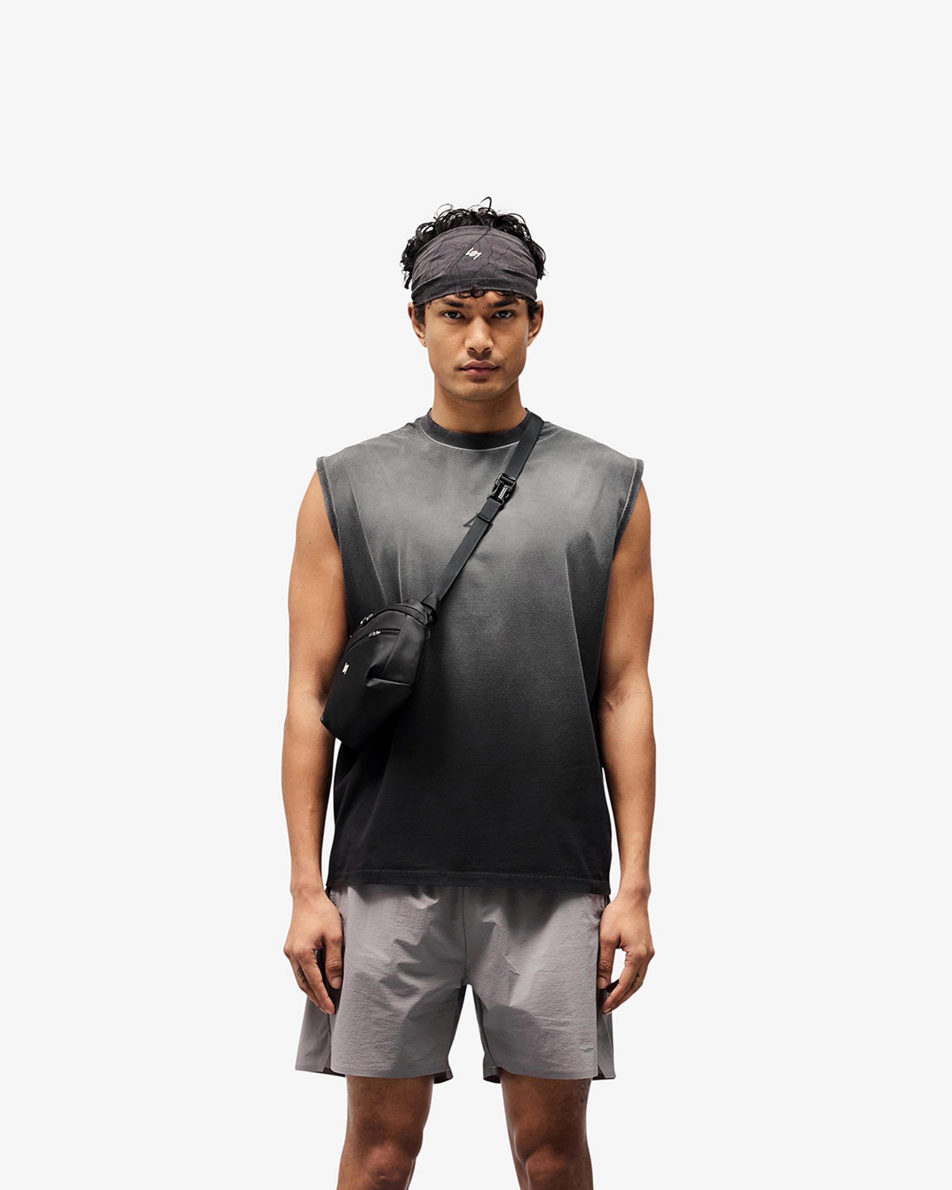 Simple and Comfortable 247 Motion Oversized Tank - Aged Black