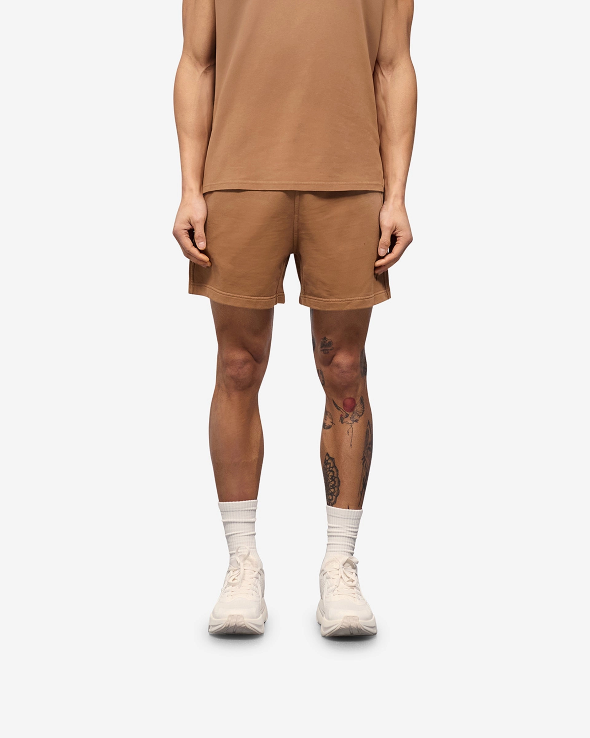 Comfy Vibes nylon blend 247 Motion Shorts - Rust