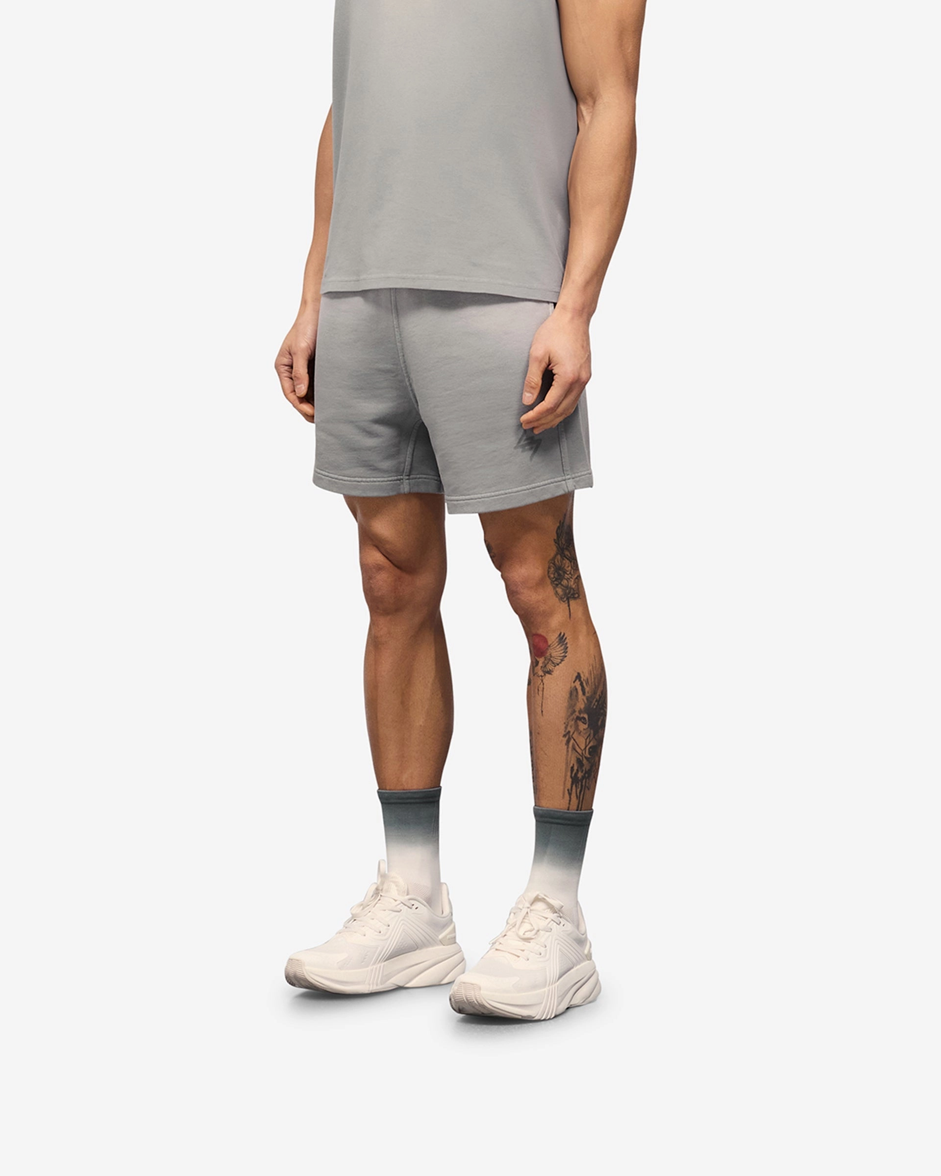 Breathable Side Vents Seamless Design 247 Motion Shorts - Titanium