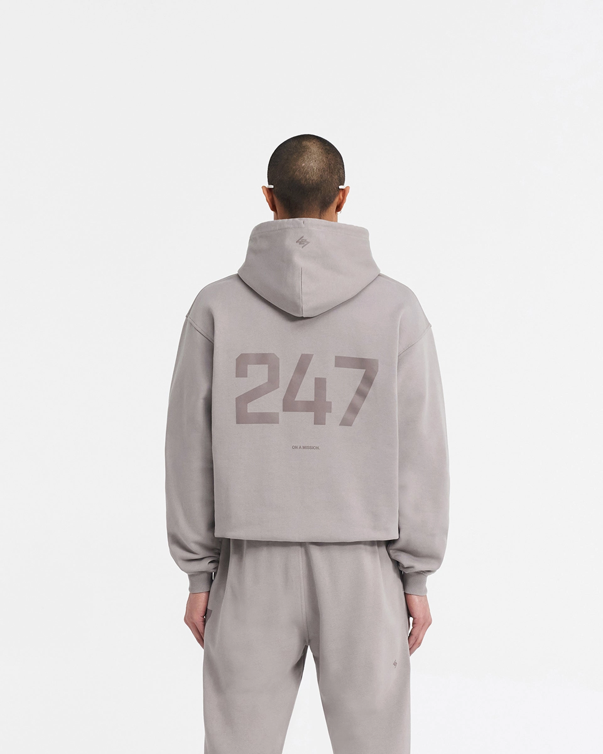 247 Oversized Hoodie - Cinder Weekend Casual