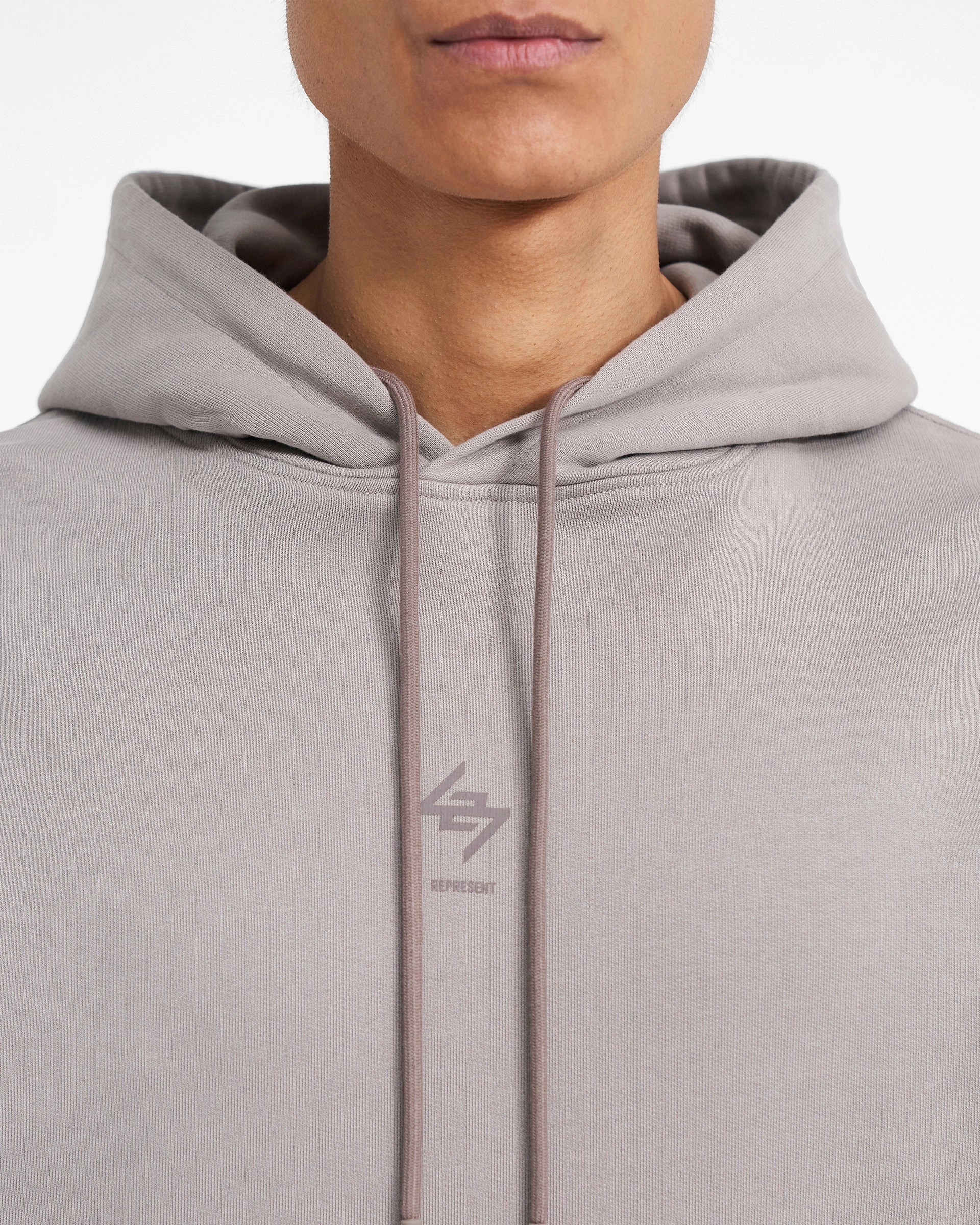 earthy tone 247 Oversized Hoodie - Cinder