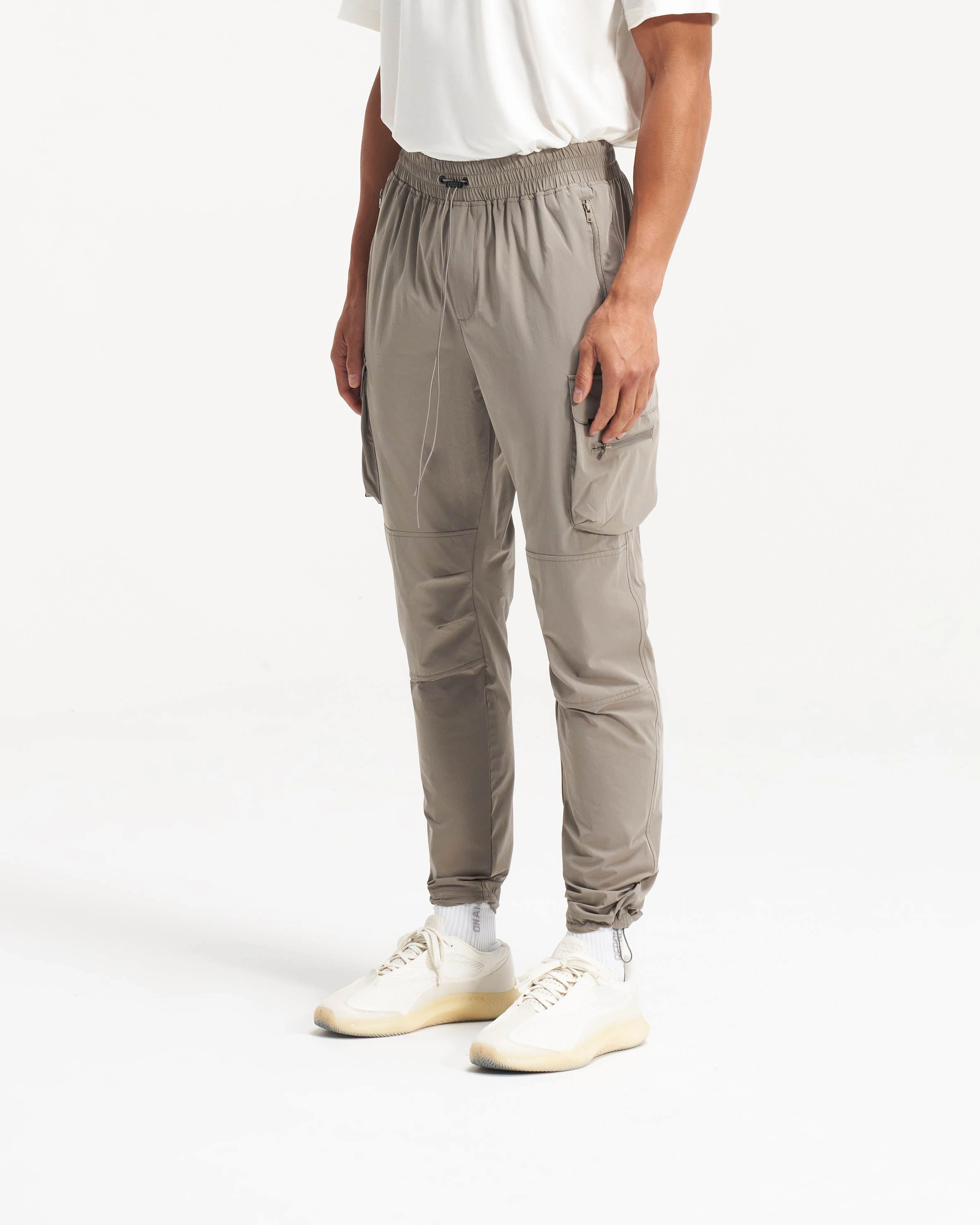 247 Pant - Taupe Sporty Vibe Secure Closures