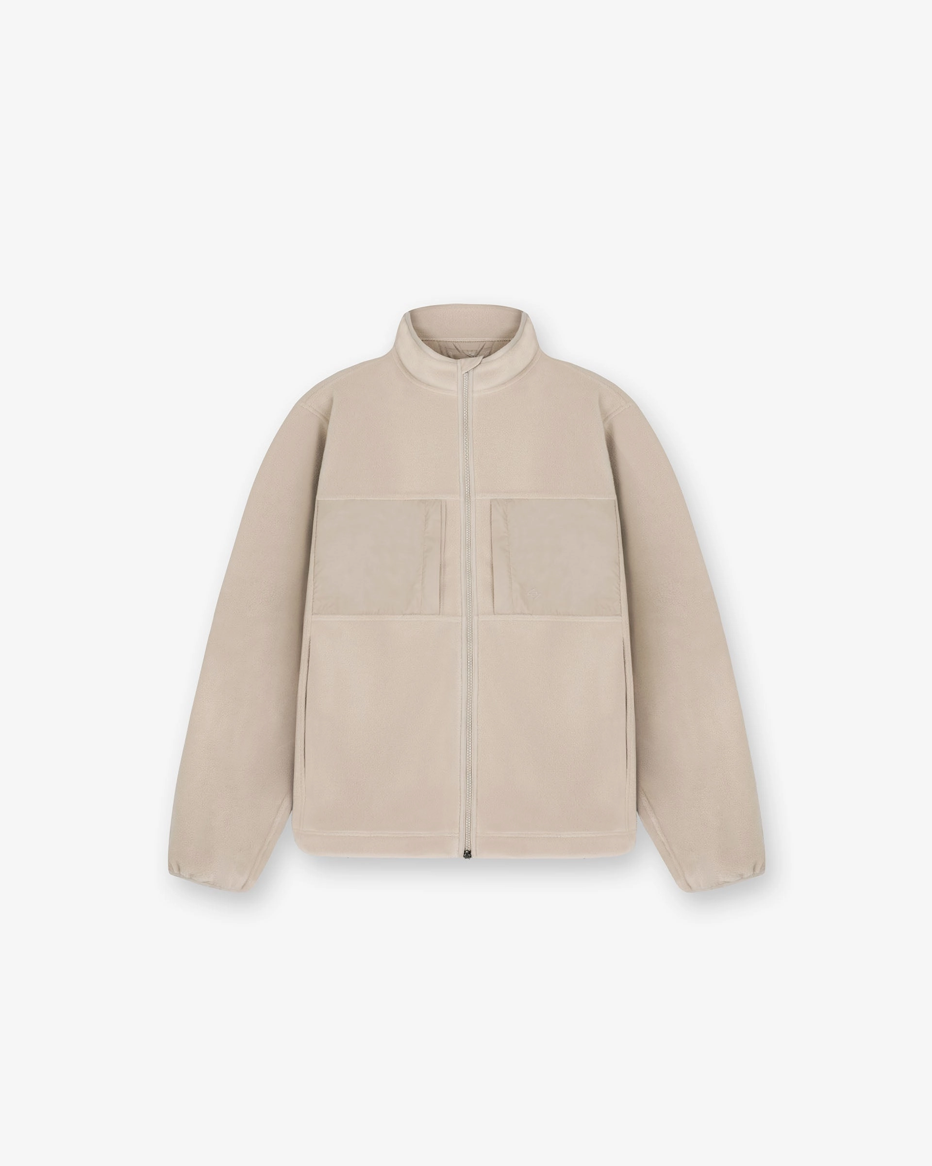 247 Polar Panelled Fleece - Pebble Hike Fit Stowable Hood