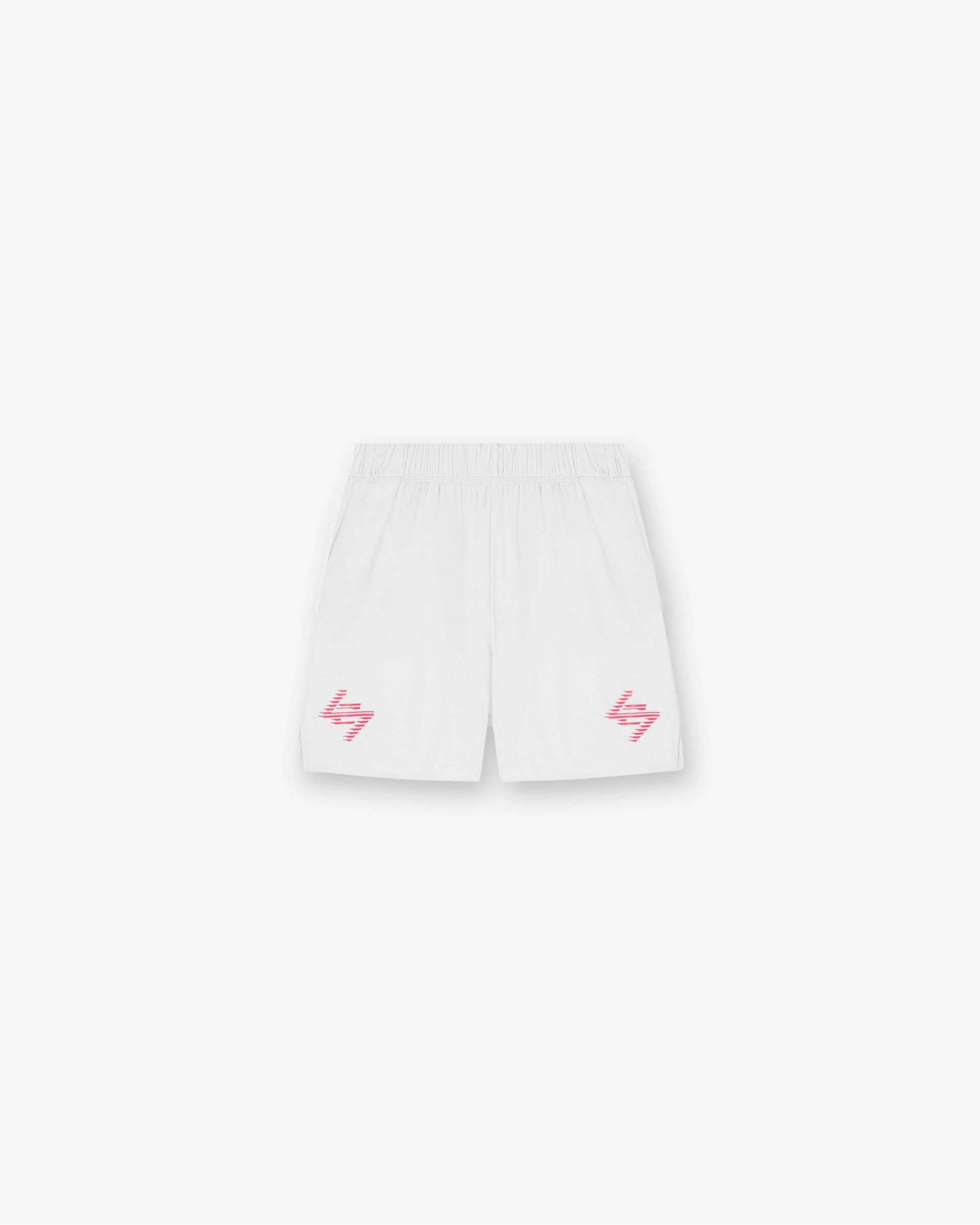 247 Race Marathon Short - White Low Bulk Waistband