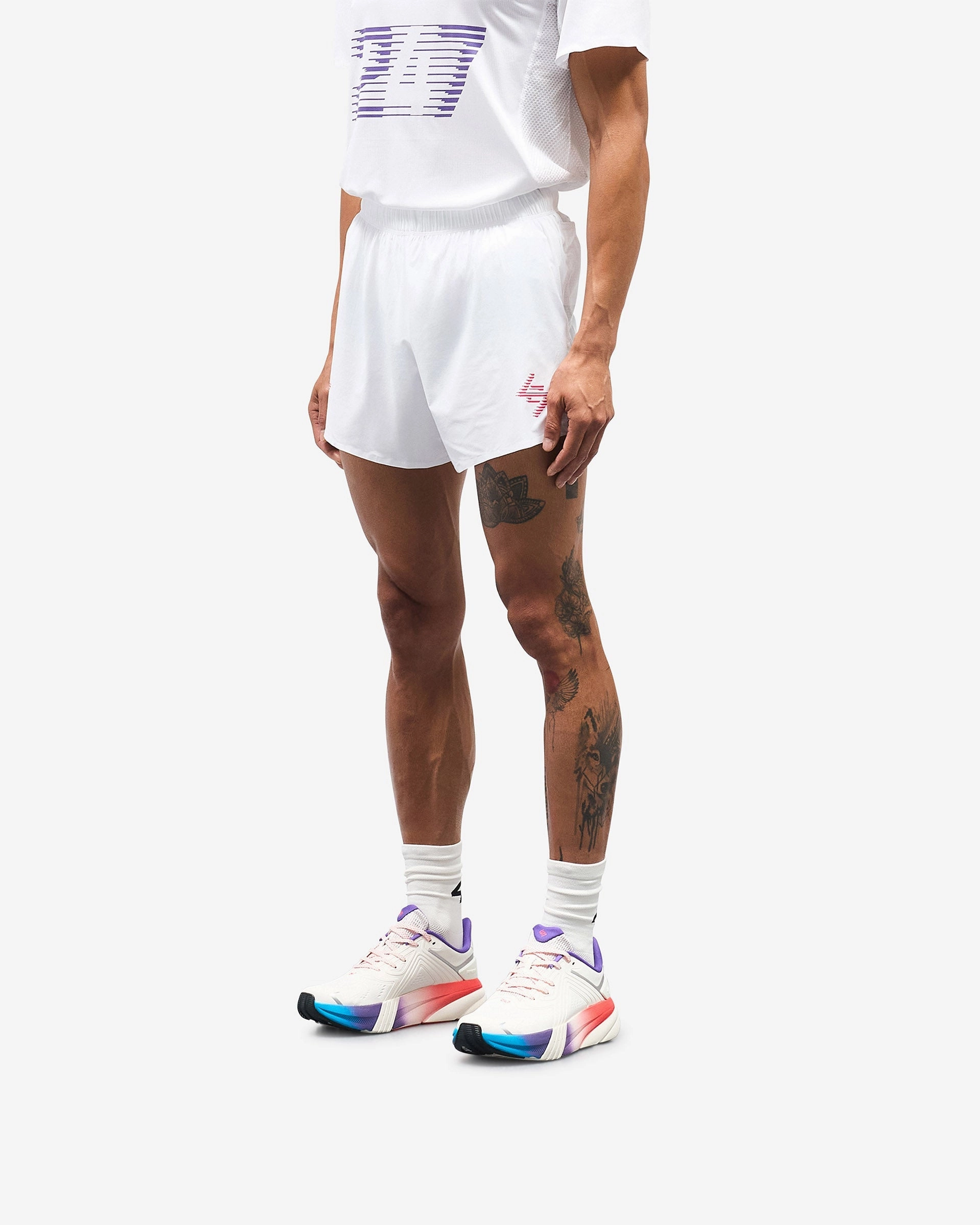 Fast Absorption Textile 247 Race Marathon Short - White