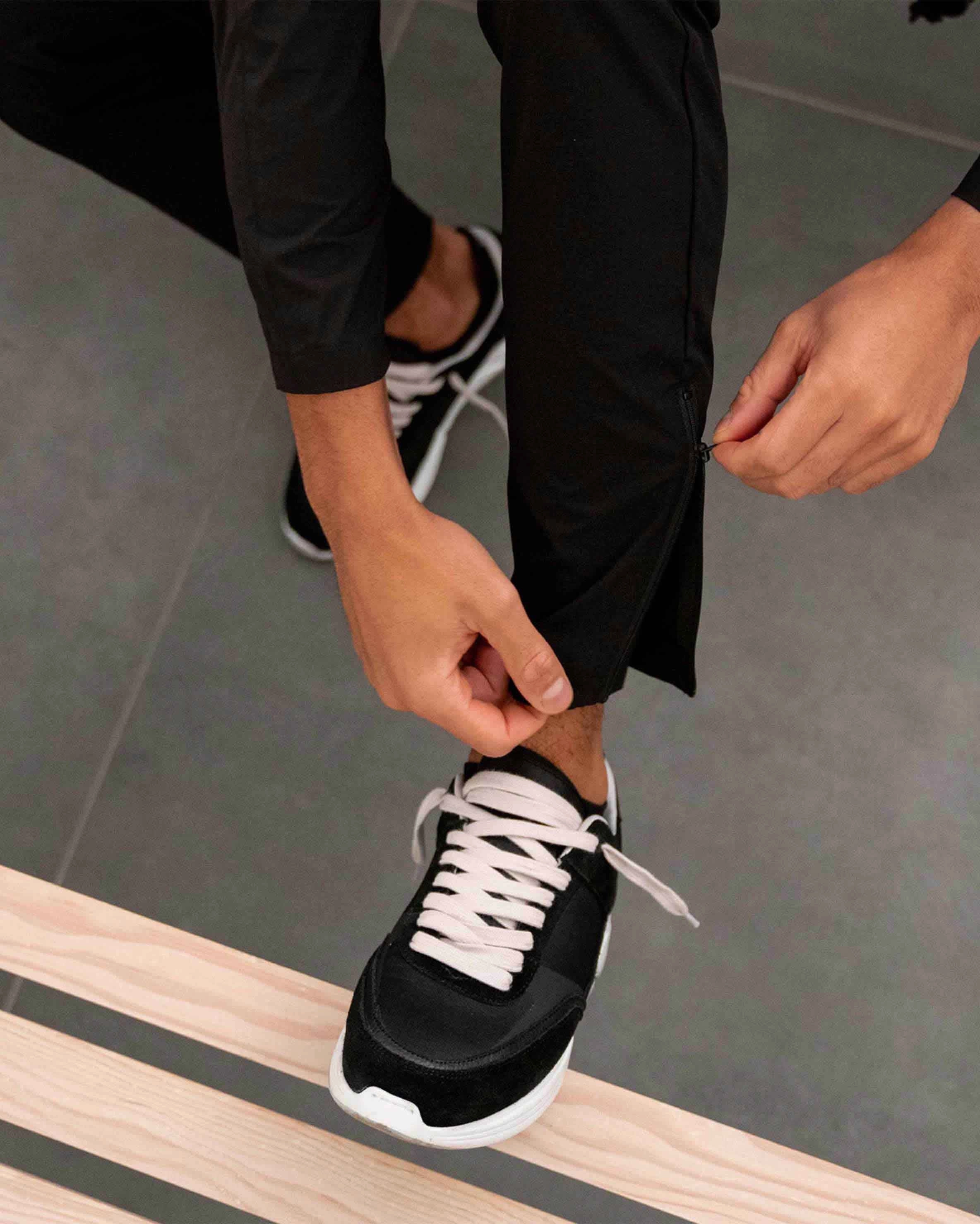 247 Zip Pant - Black Stain Resistant