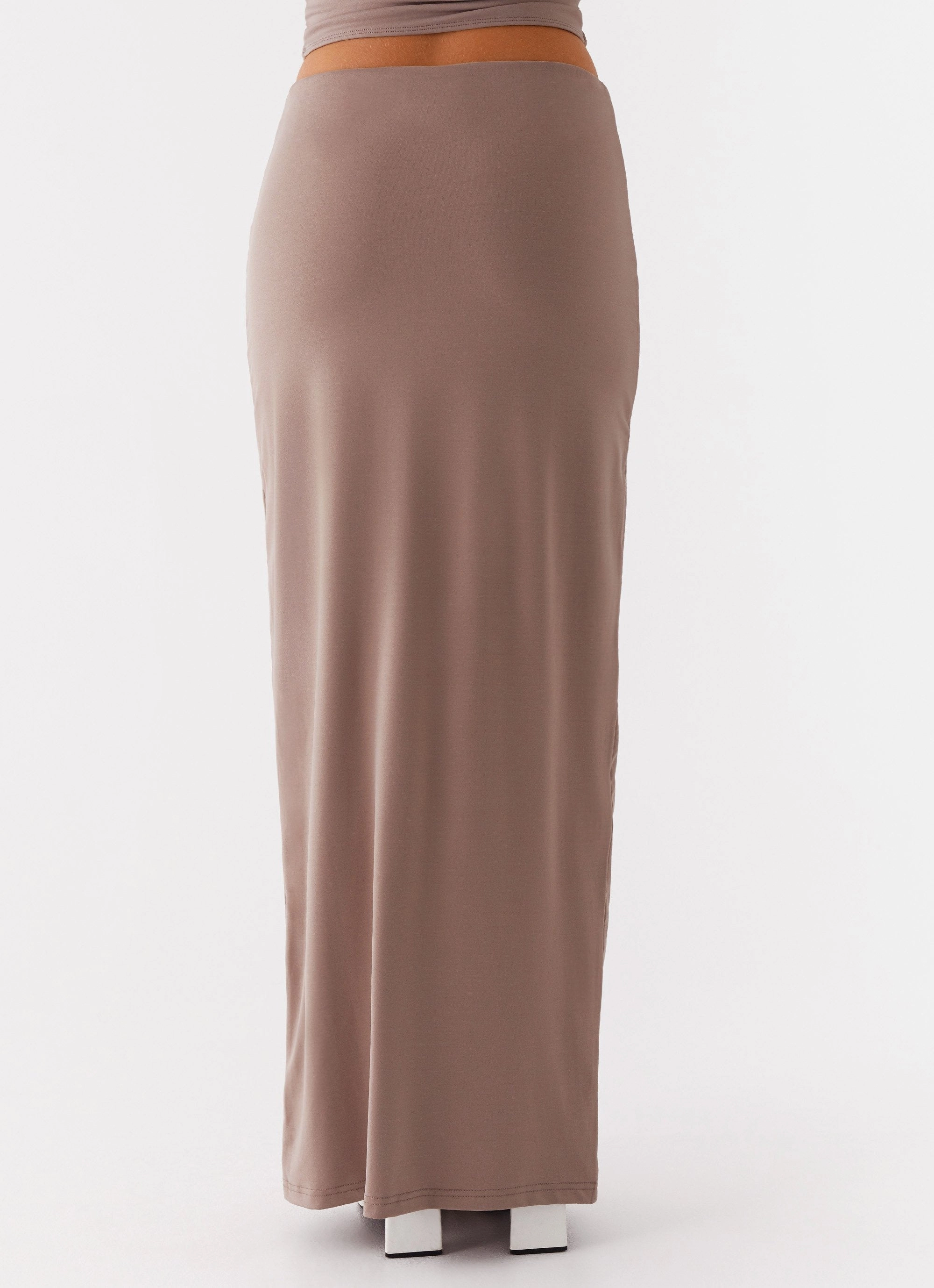 Artisanal Craft Heritage Brand Solace Soul Maxi Skirt - Taupe