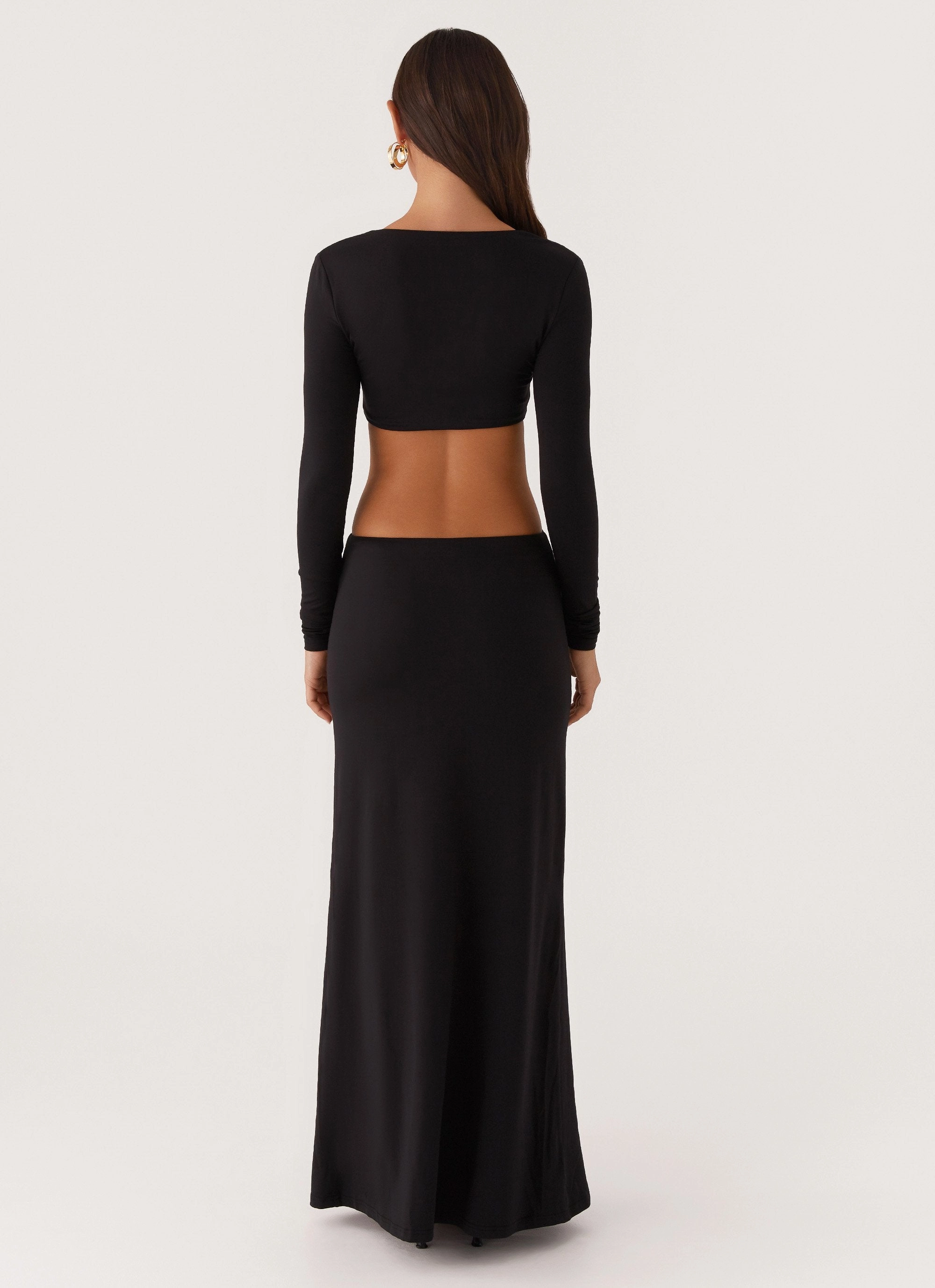 Bust-Enhancing Jourdan Maxi Dress - Black