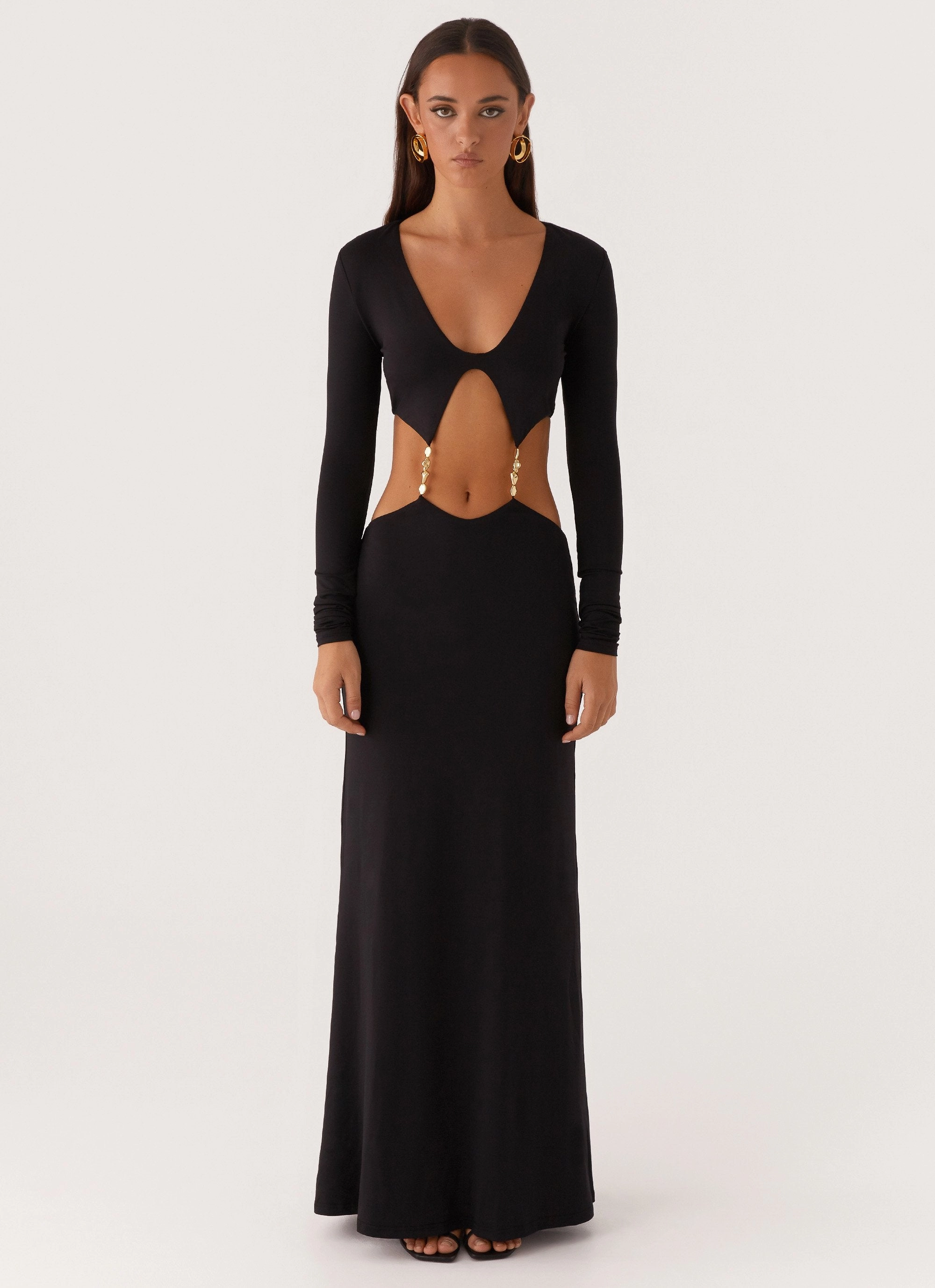Texture Style Jourdan Maxi Dress - Black