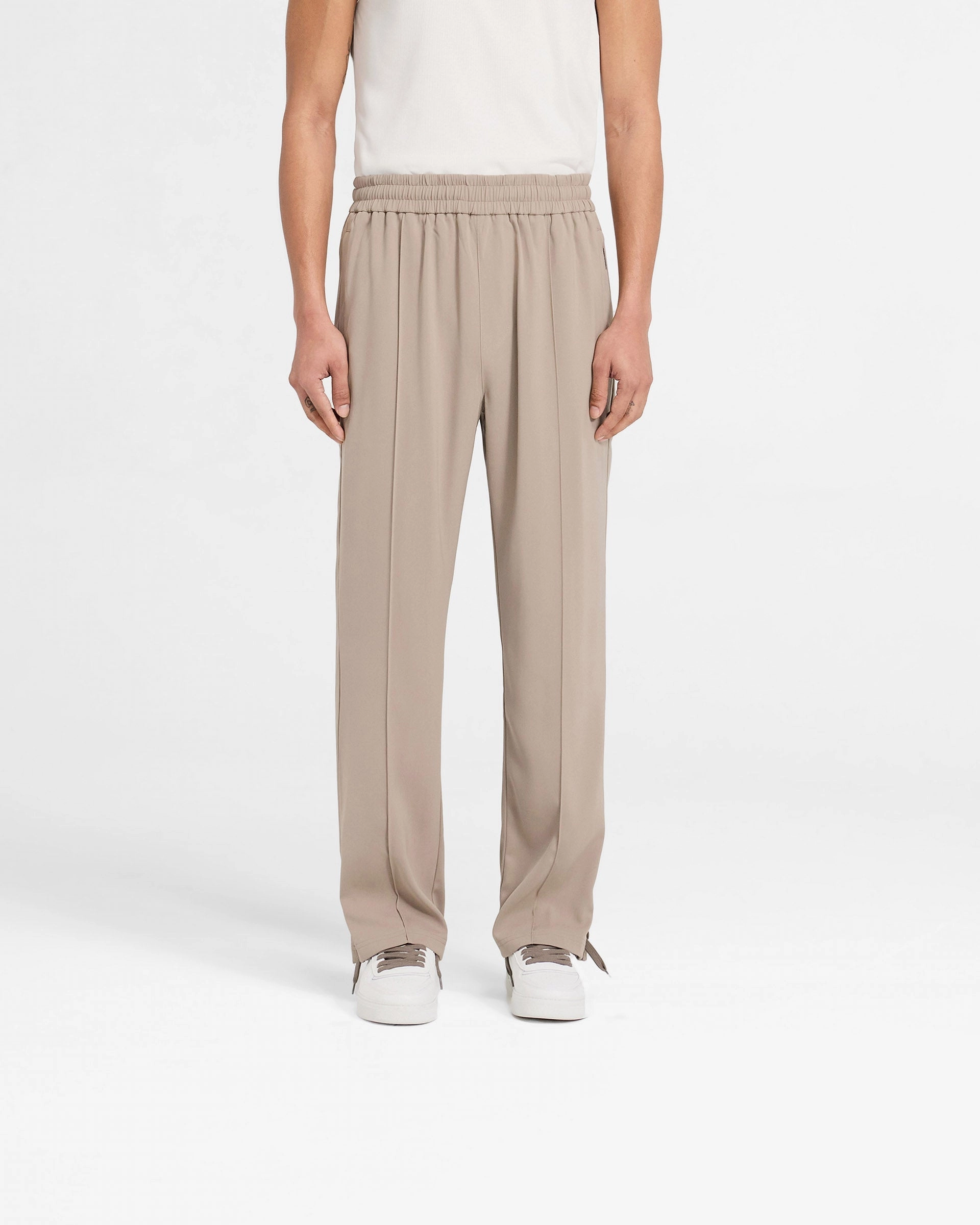Initial Track Pant - Dune Sweat Wicking Lining Light and Cozy