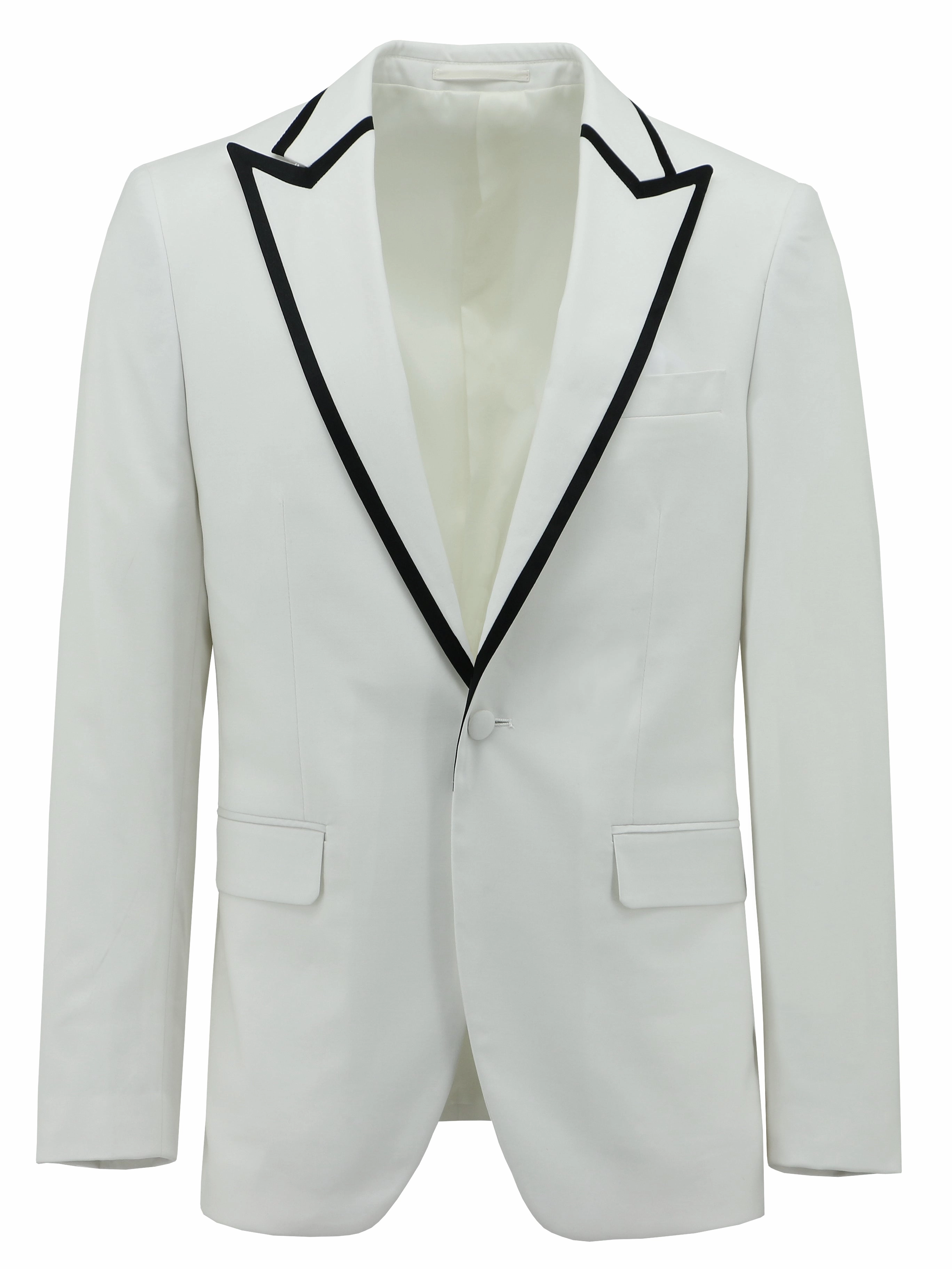 Academy White Dinner Jacket Seamless Design