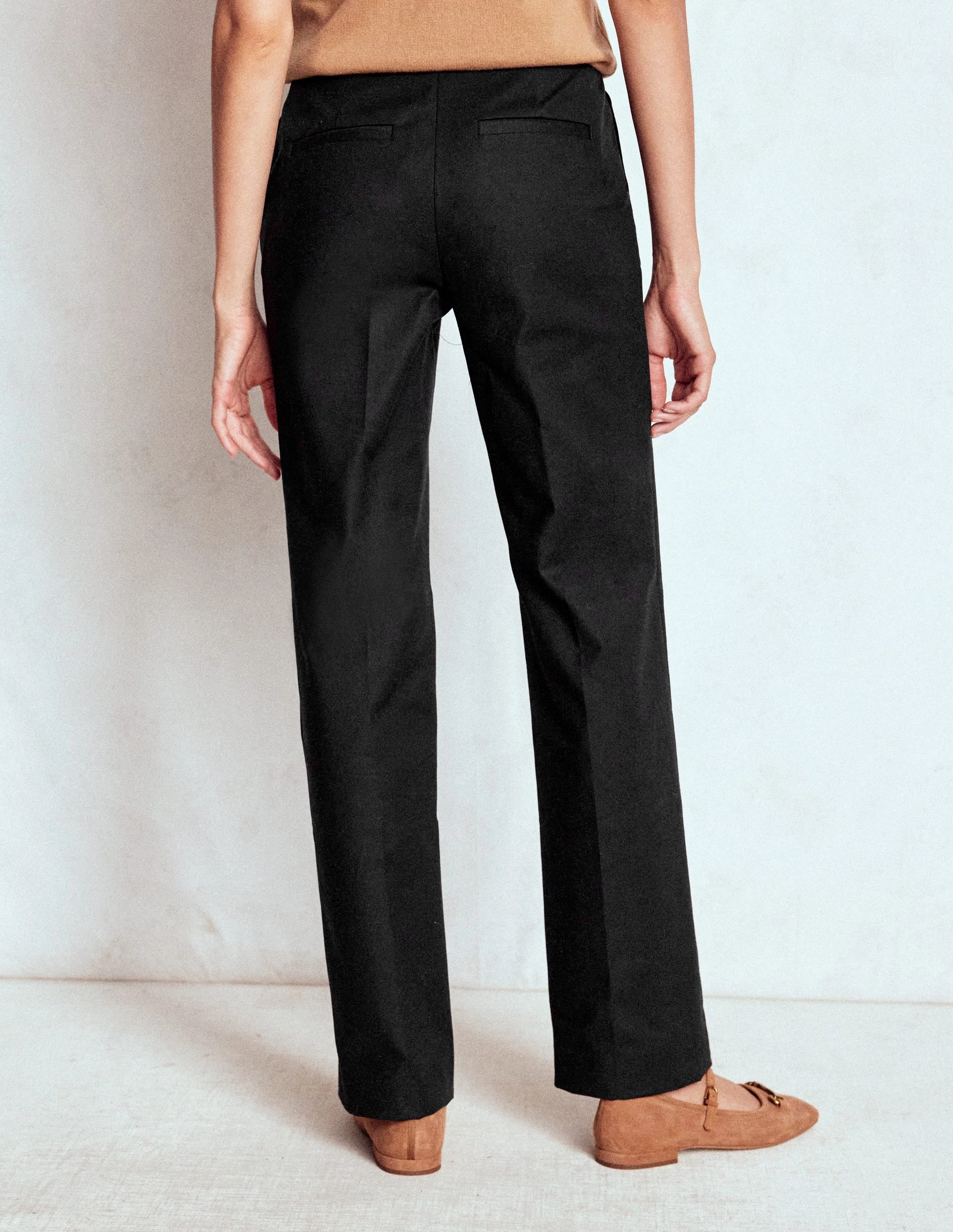 Full Length Canonbury Trousers-Black Timeless Wear