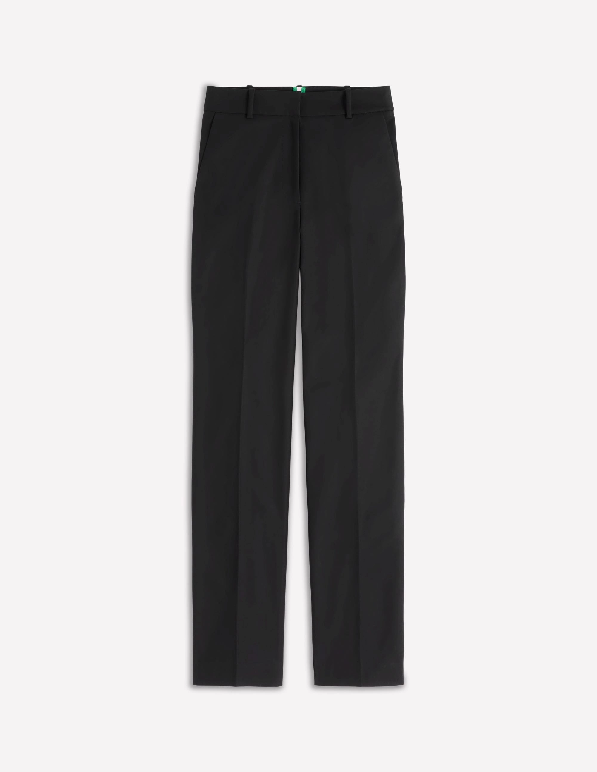 Trendy Waist Full Length Canonbury Trousers-Black