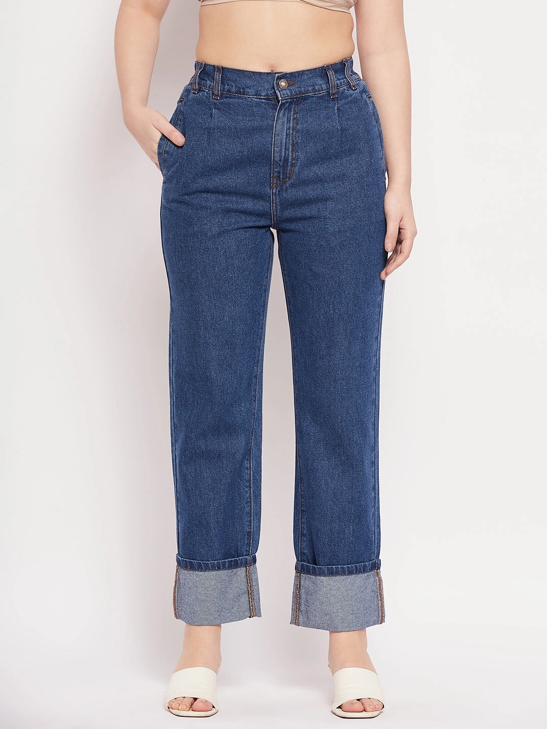 Madame Blue Denim Casual Energy