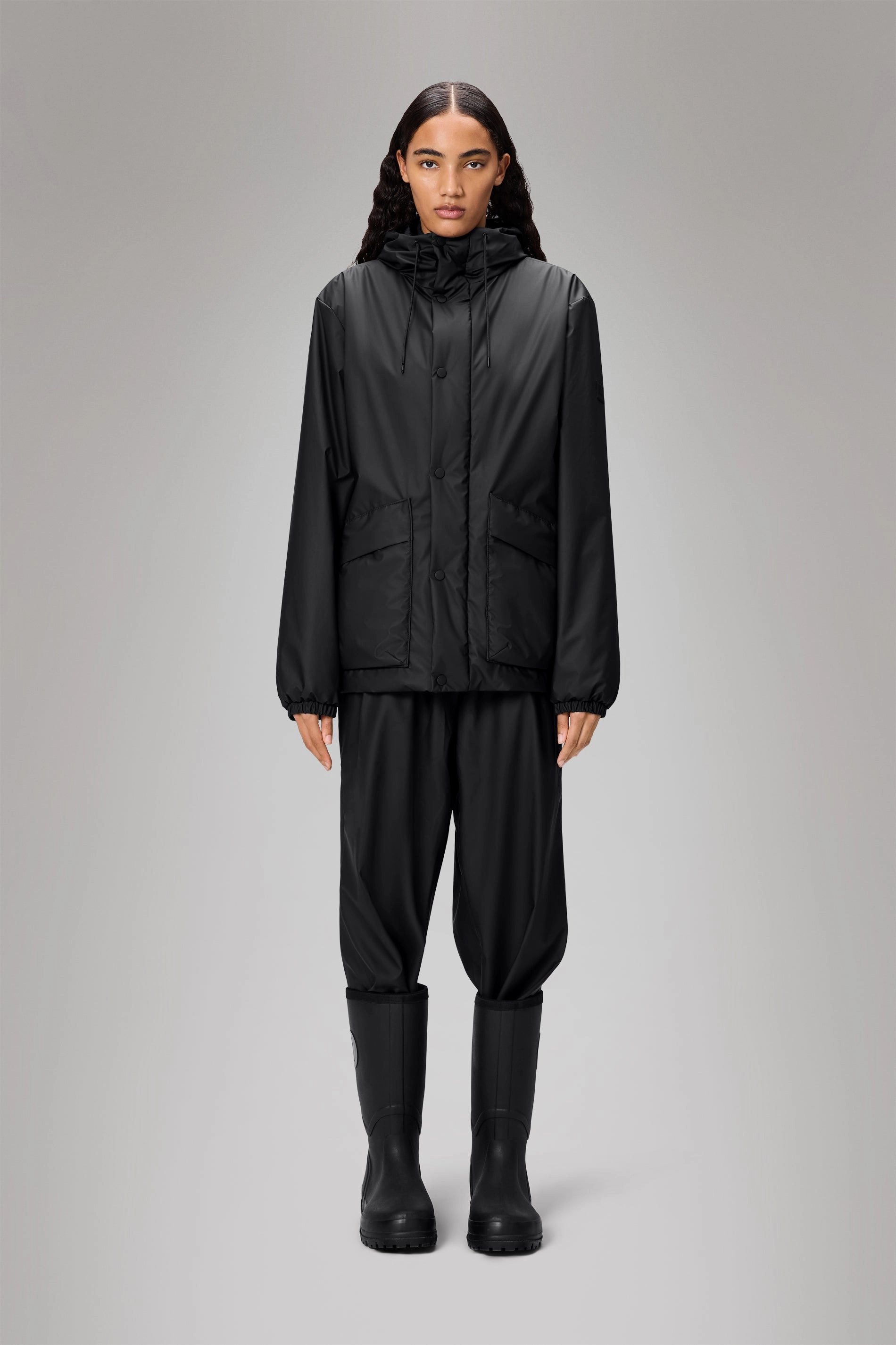 Weatherproof Seams Minimalist Pocket Layout Lohja Insulated Cargo Jacket