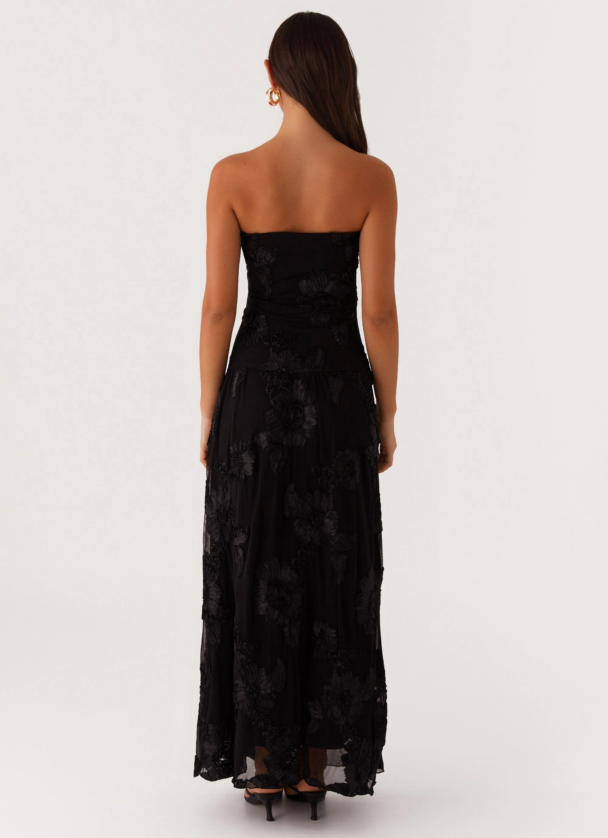 Linen Vibe After Light Maxi Dress - Black