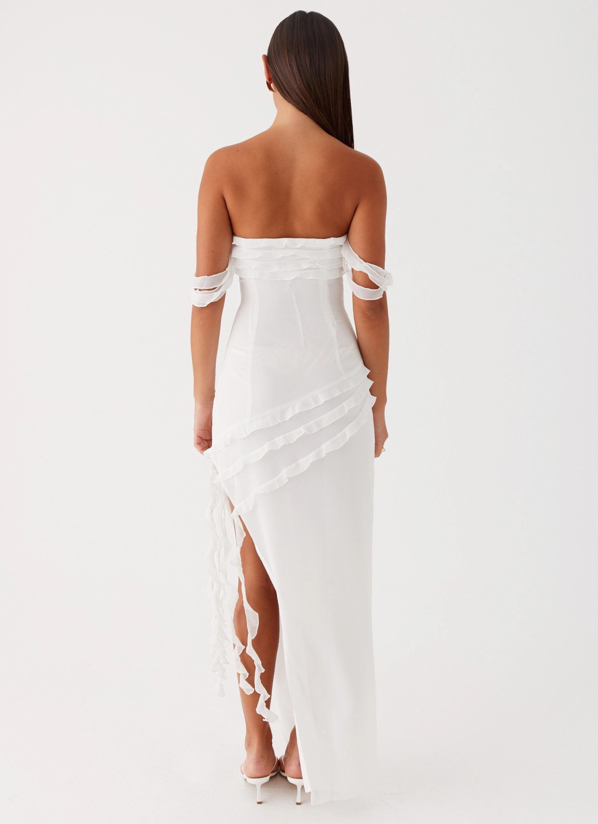 Alaska Maxi Dress - White Grab Now Chic Style Wear