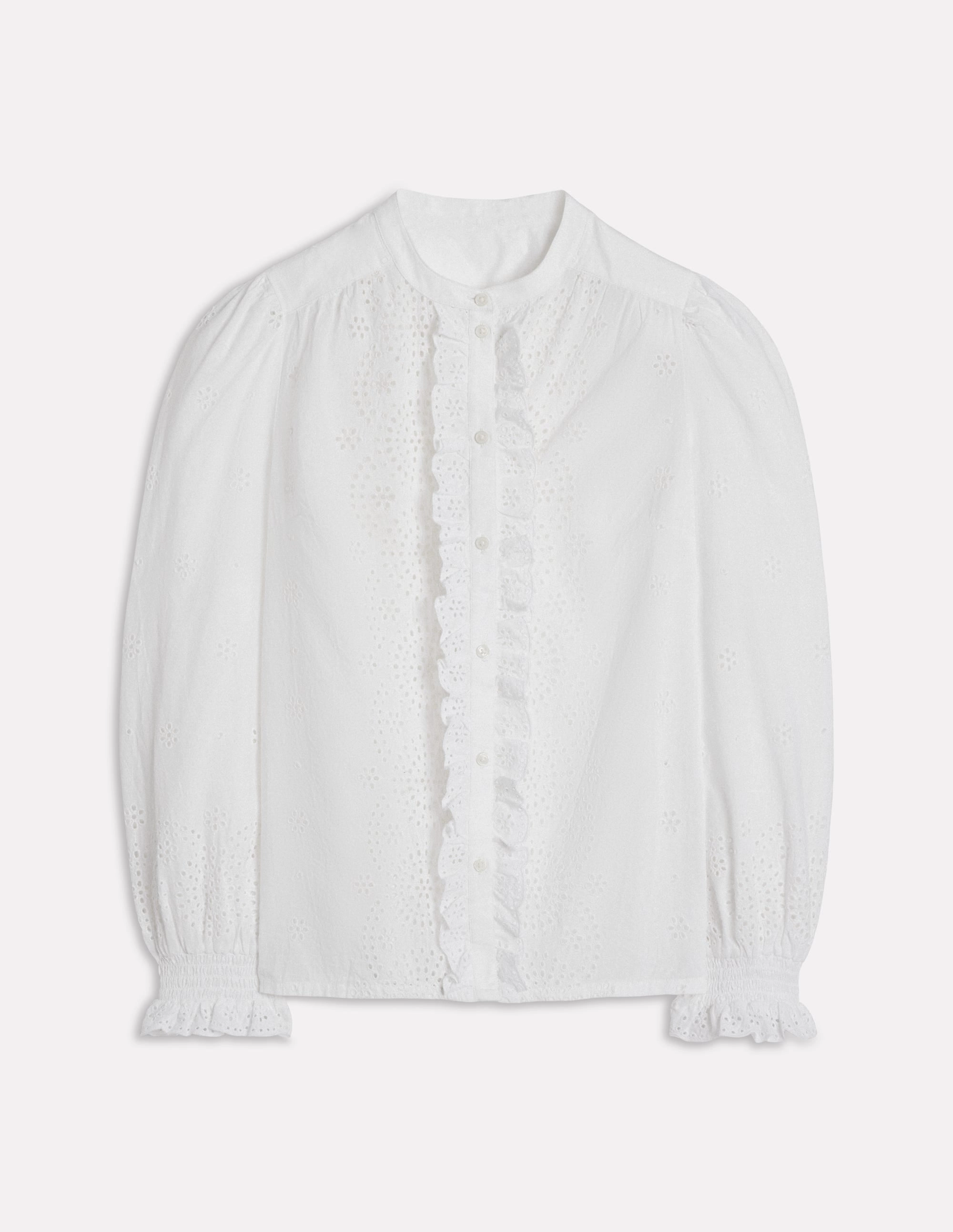 Alice Broderie Top-White Tear Resistant UVProtection
