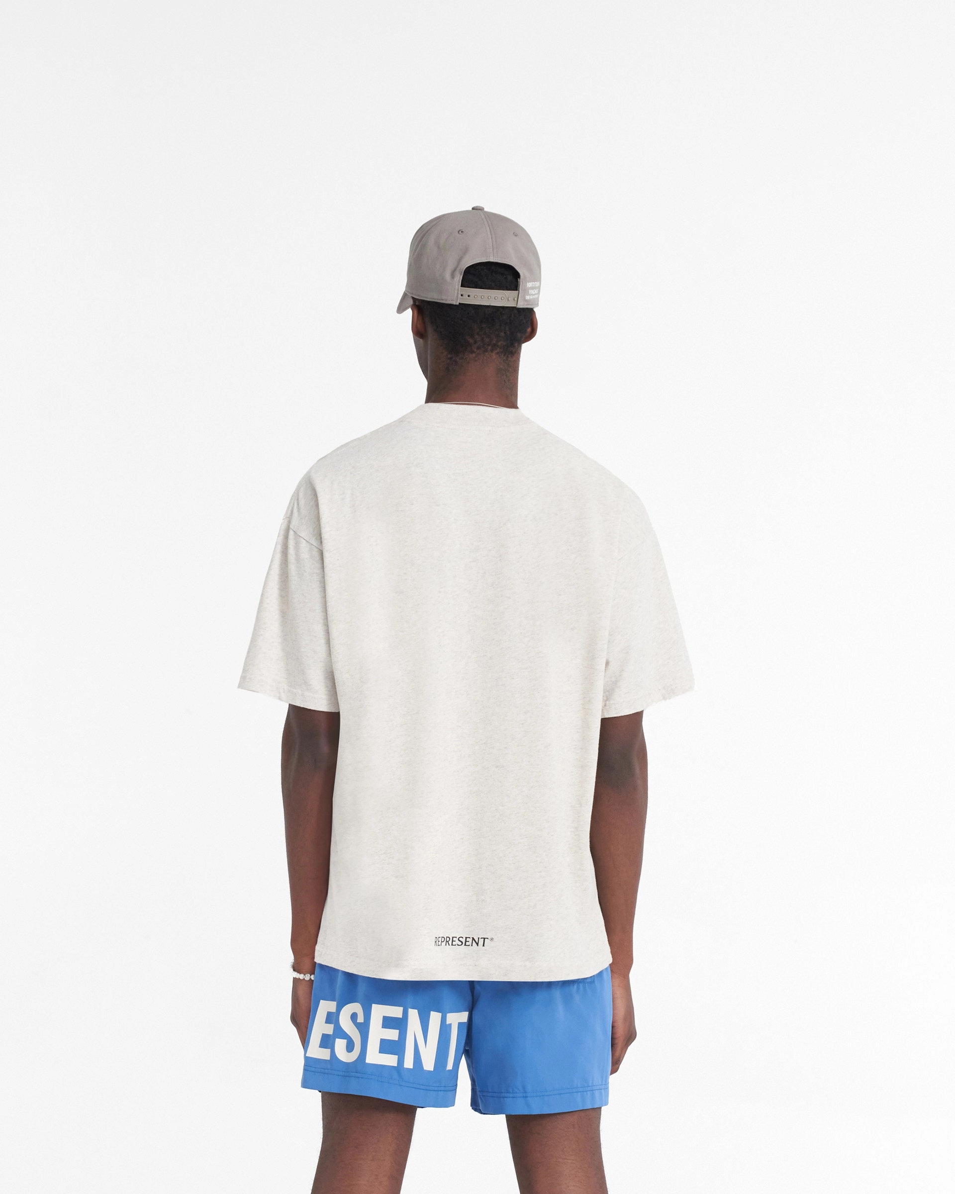 Higher Truth T-Shirt - Cream Marl All Day Wear Soft and Lightweight