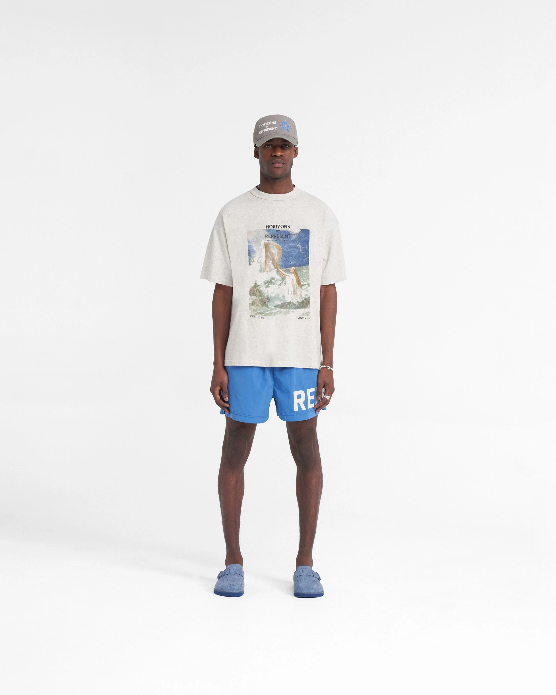 Higher Truth T-Shirt - Cream Marl Comfort Fit Design Essential Piece