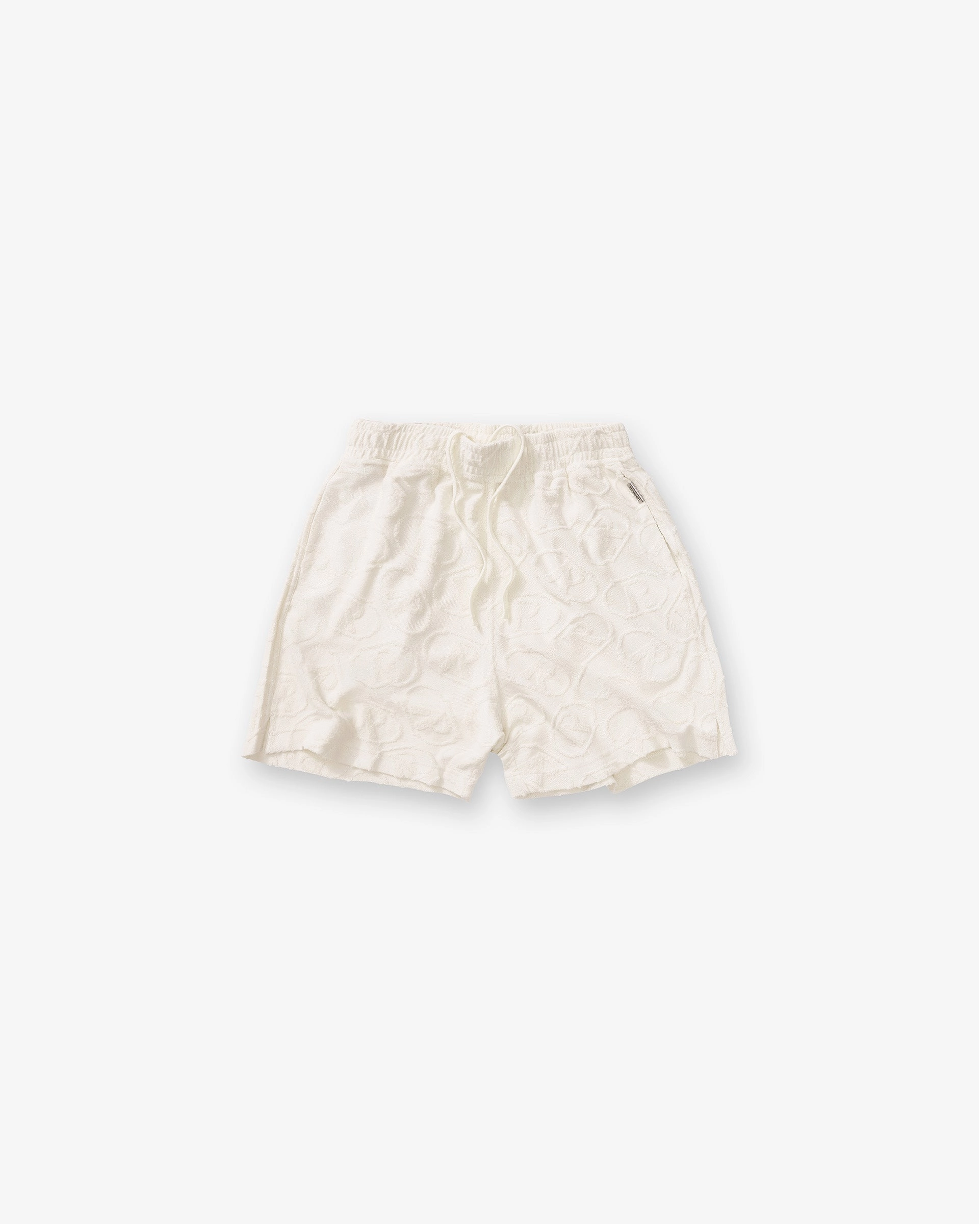 Breeze Ready Easy Layer Fit All Over Print Towel Short - Aged White