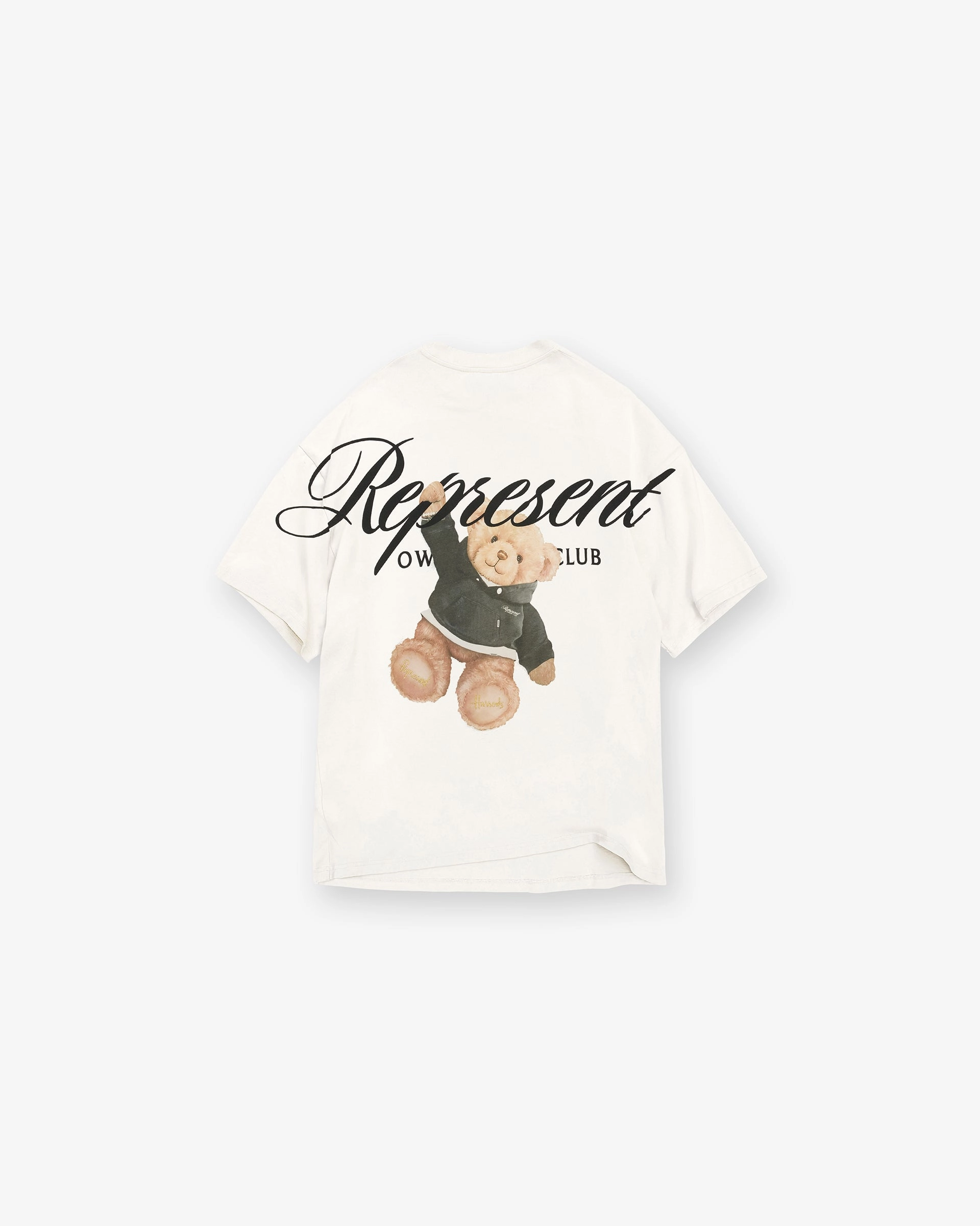Light Flex Represent X Harrods Bear Owners Club T-Shirt - Flat White