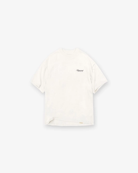 Represent X Harrods Bear Owners Club T-Shirt - Flat White LowImpactDye Short sleeved breeziness