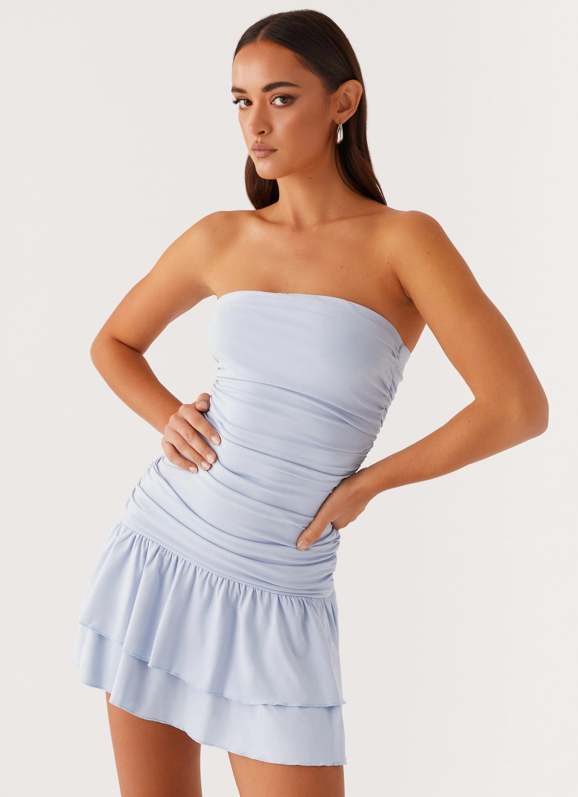 Soft Presence Allegra Mini Dress - Blue
