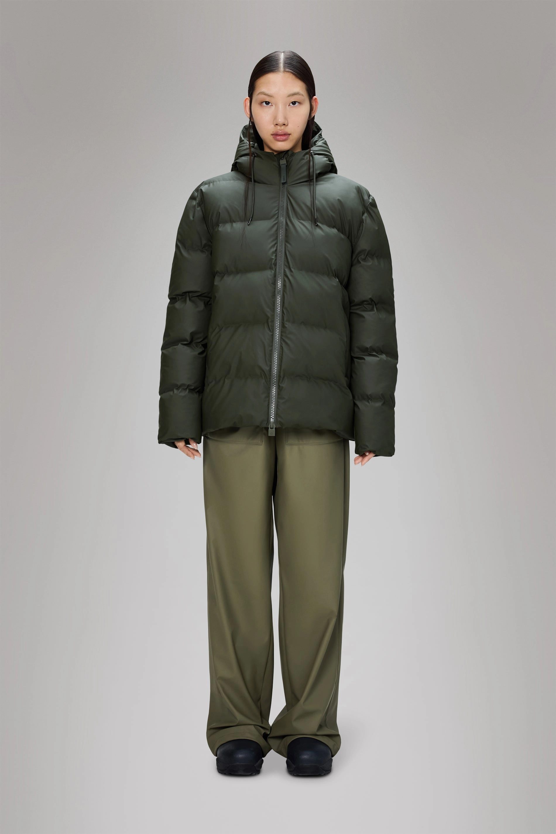 Alta Puffer Jacket Stretch Paneling Eco Dye Process