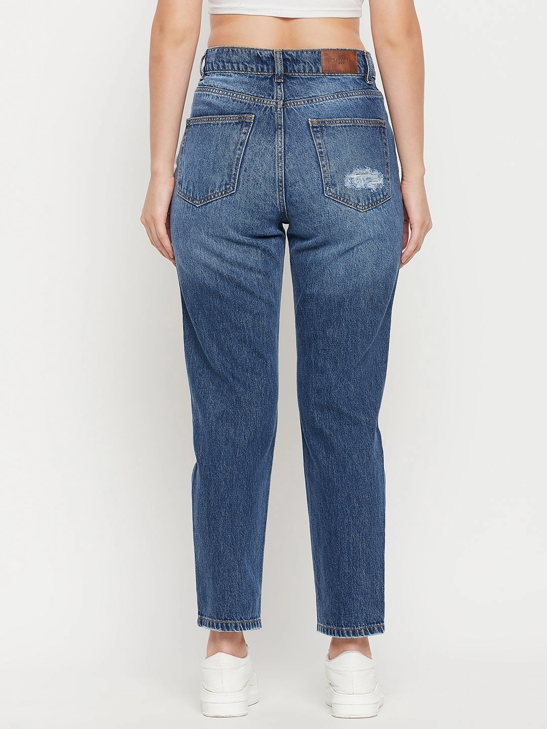 Madame Midblue Denim Streetwear Fan Earthy High Quality
