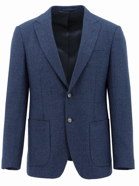 Amalfi Blue Sports Jacket Easy Layering